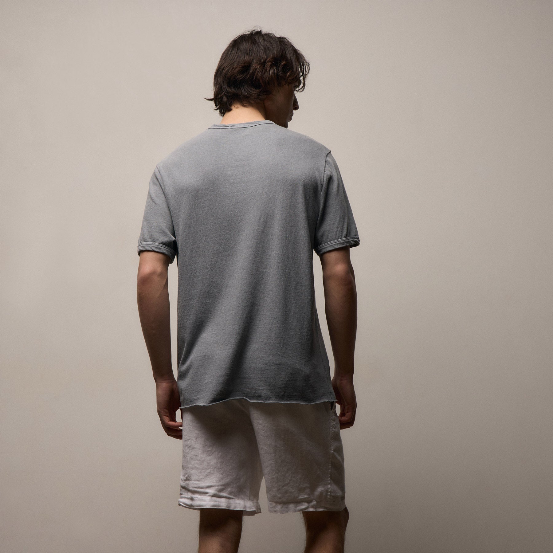 Slub Jersey Short Sleeve Crew - Ore Pigment