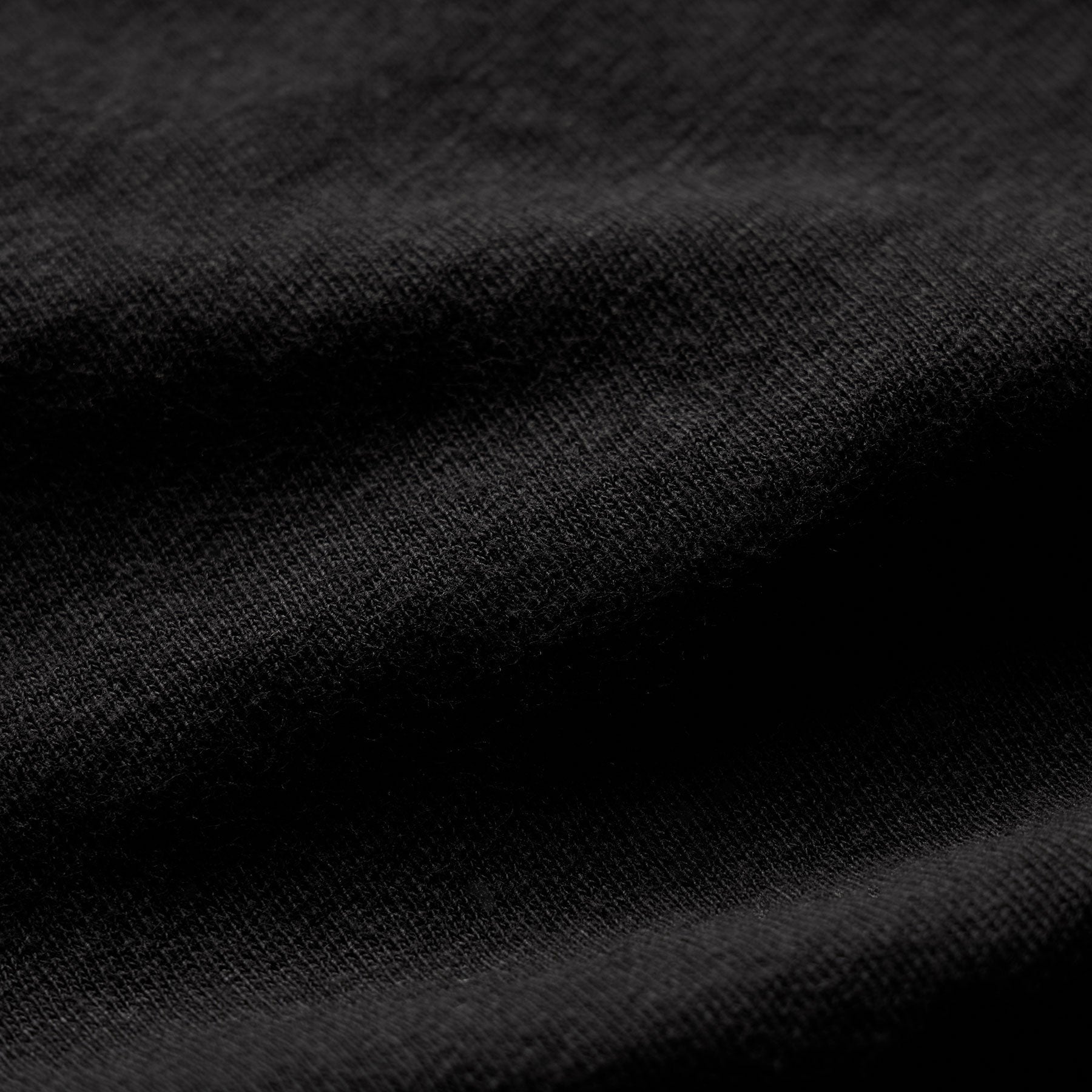 Slub Jersey Short Sleeve Henley - Black