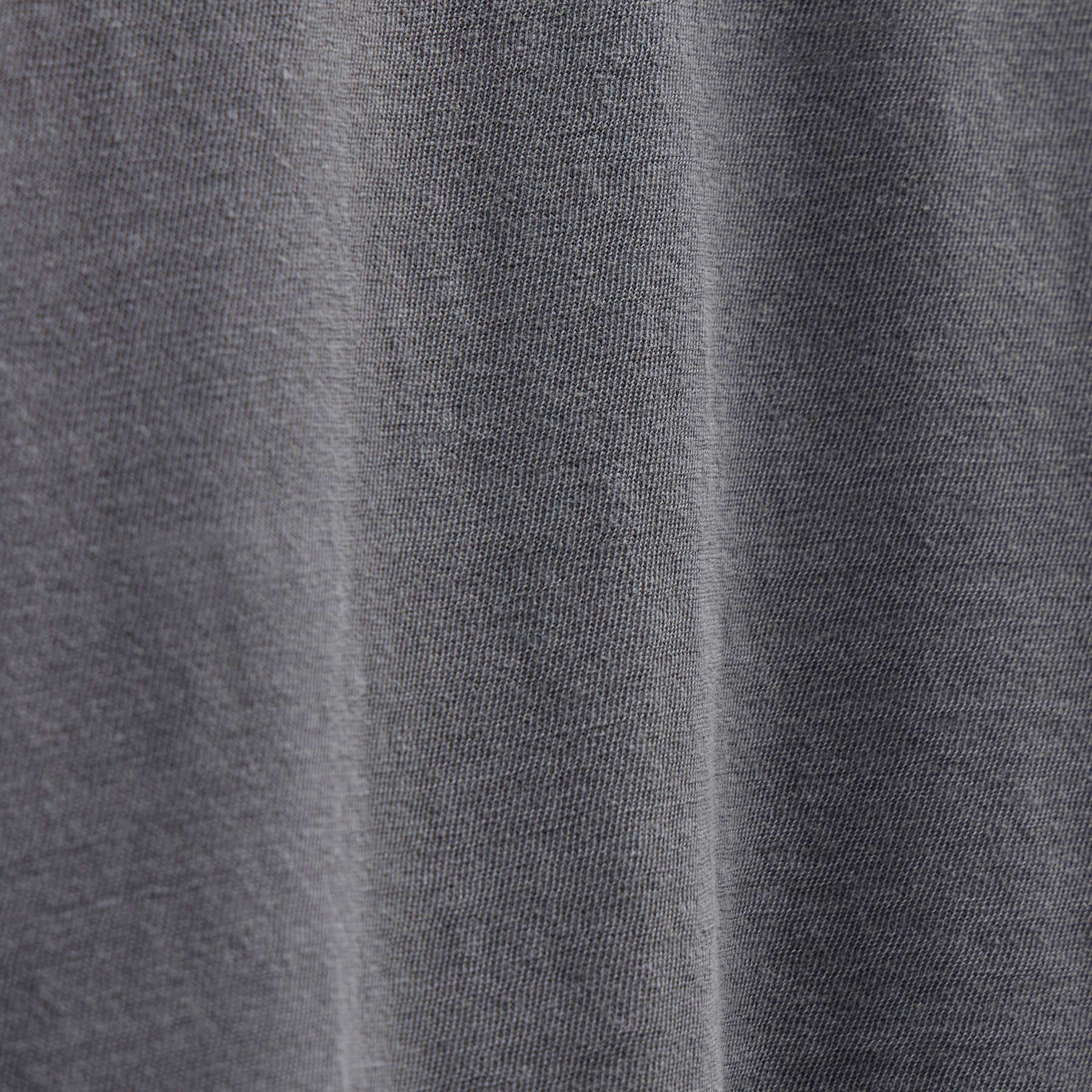 Slub Jersey Long Sleeve Raglan Crew - Cavalry Pigment