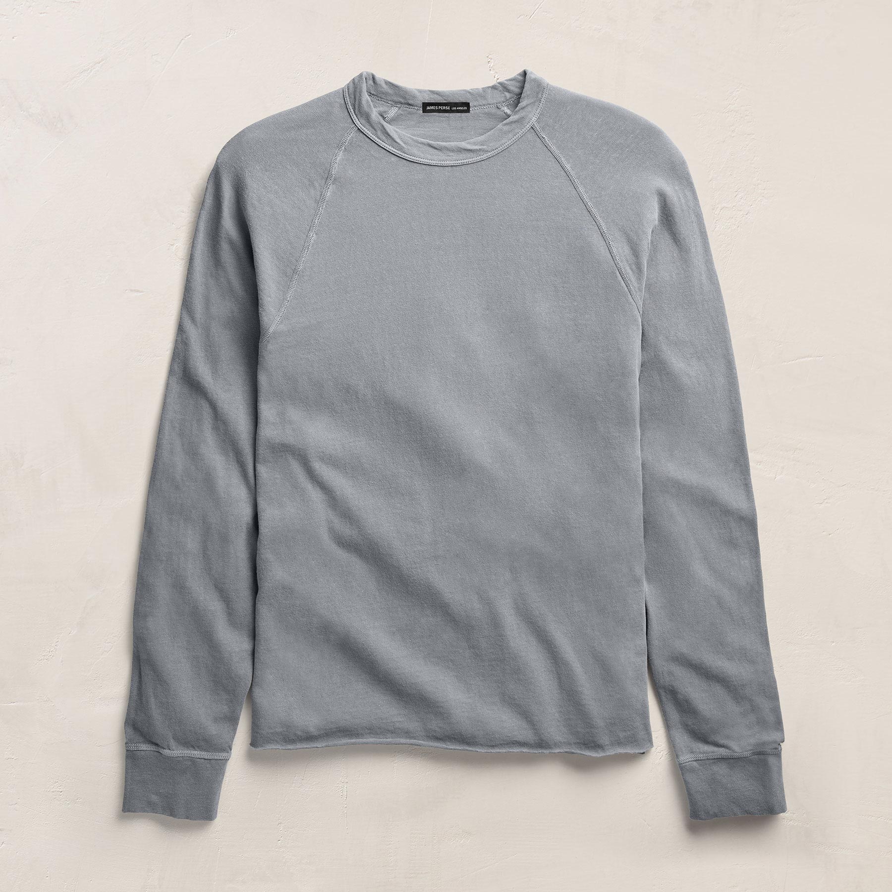 Slub Jersey Long Sleeve Raglan Crew - Ore Pigment