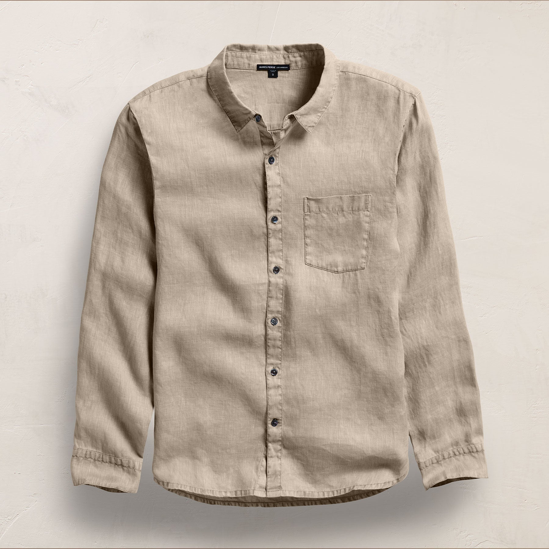 Lightweight Linen Shirt - Overcast Pigment