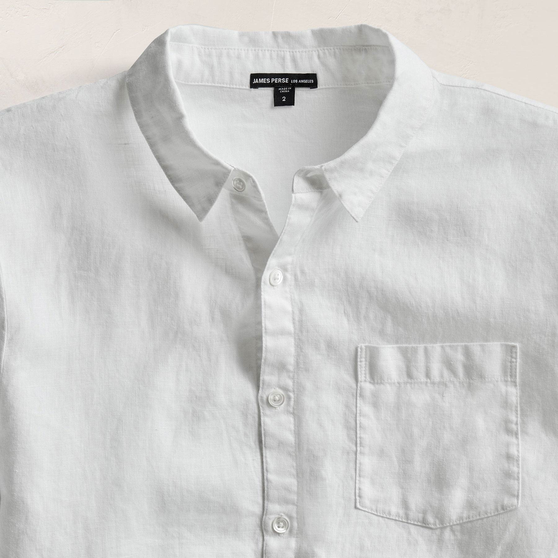 Lightweight Linen Shirt - White