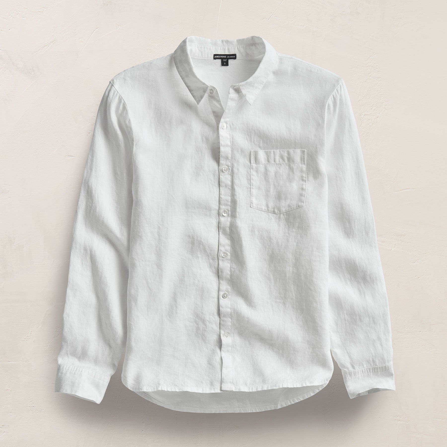 Lightweight Linen Shirt - White