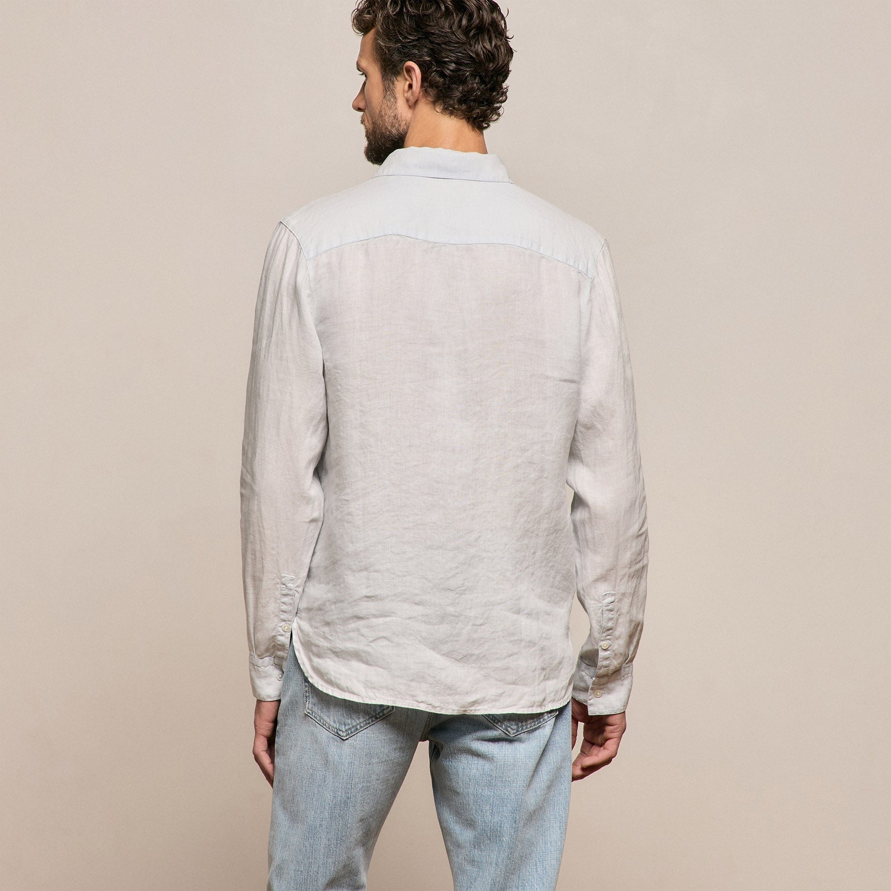 Lightweight Linen Shirt - Memory Pigment