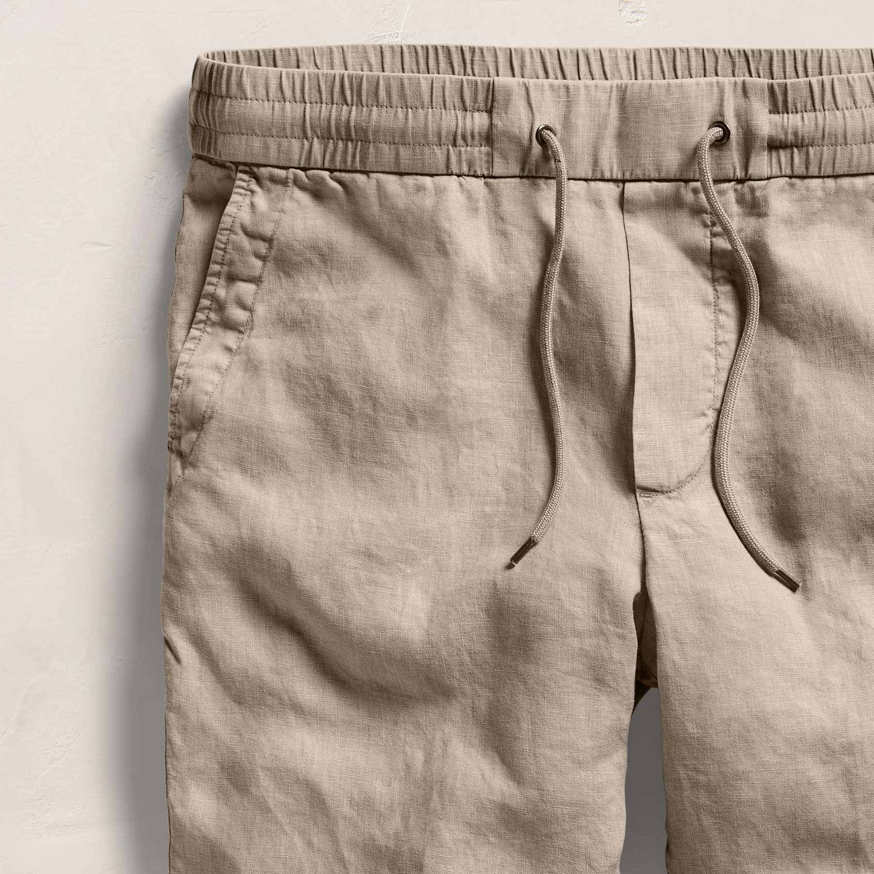 Relaxed Linen Pant - Overcast Pigment