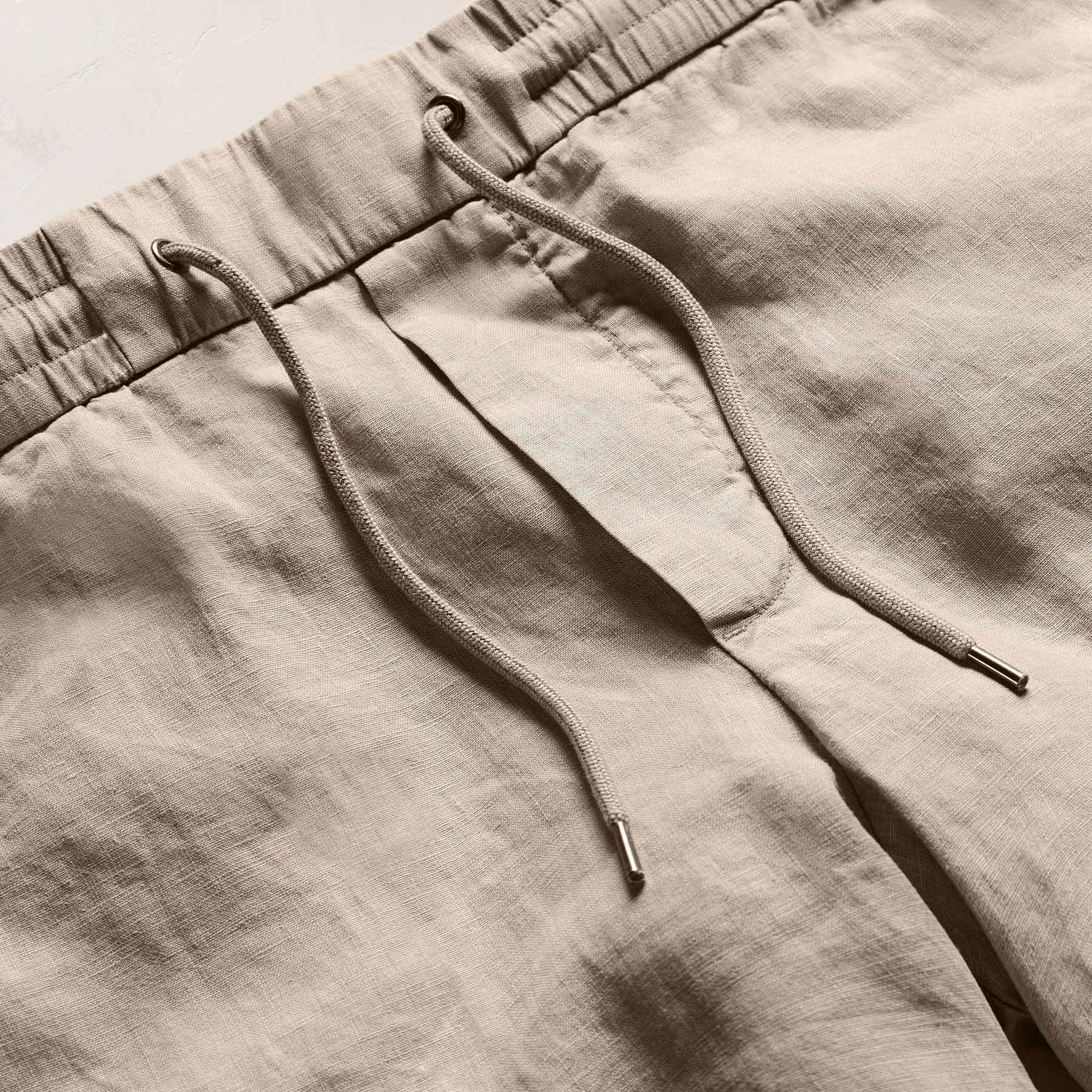 Relaxed Linen Pant - Overcast Pigment