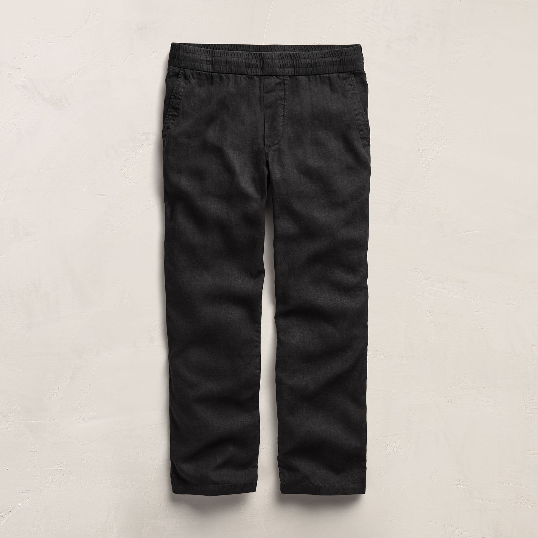 Lightweight Linen Pant - Black