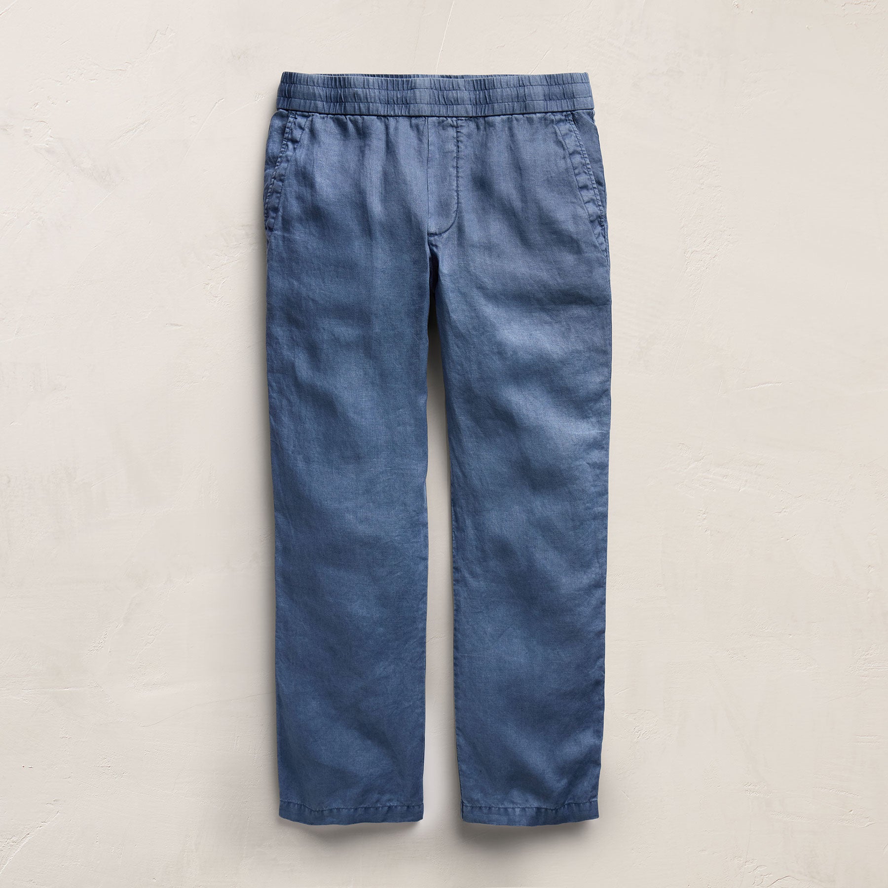 Lightweight Linen Pant - Danube Pigment