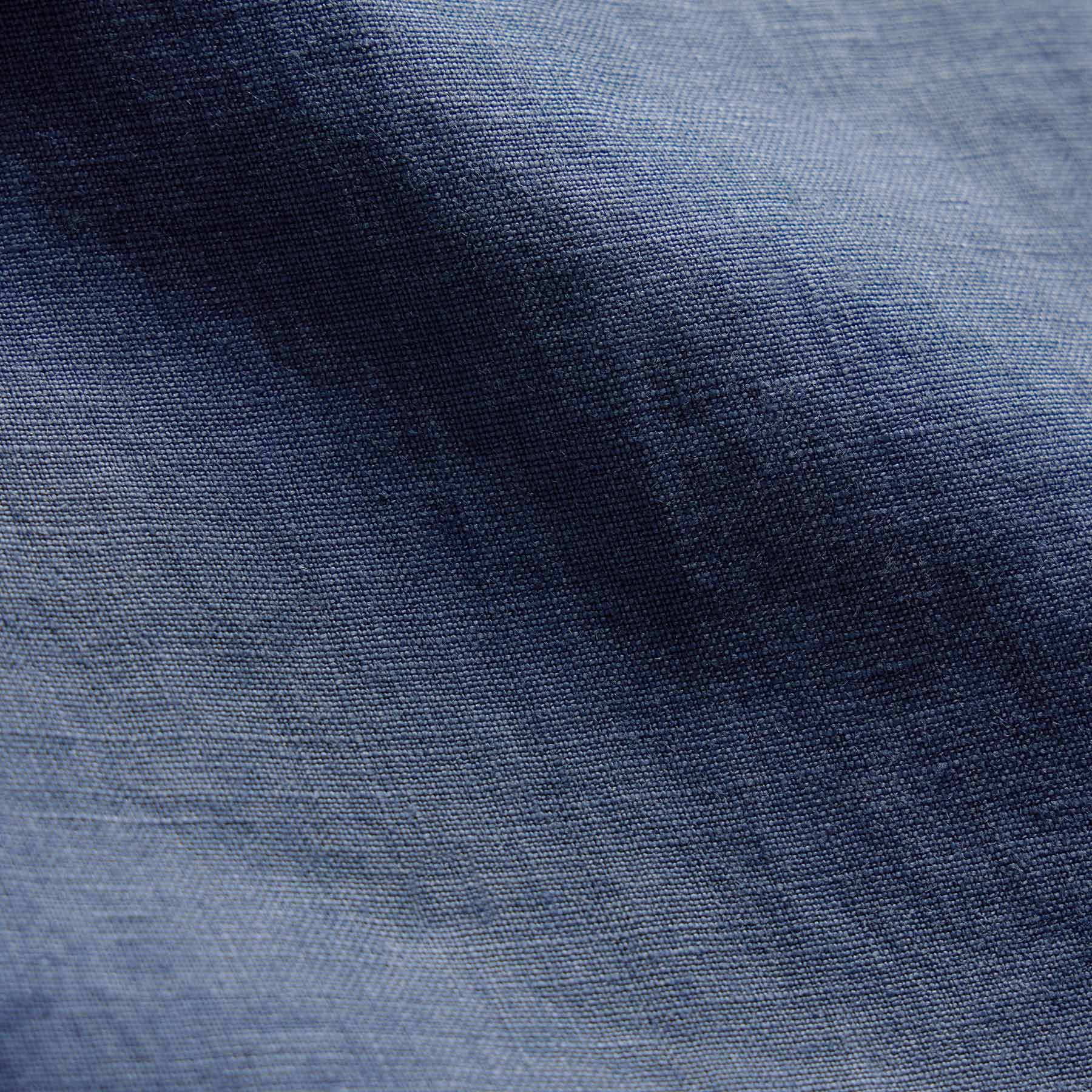 Lightweight Linen Pant - Danube Pigment