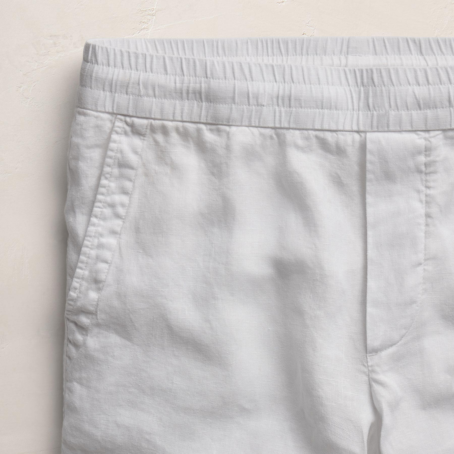 Lightweight Linen Pant - White