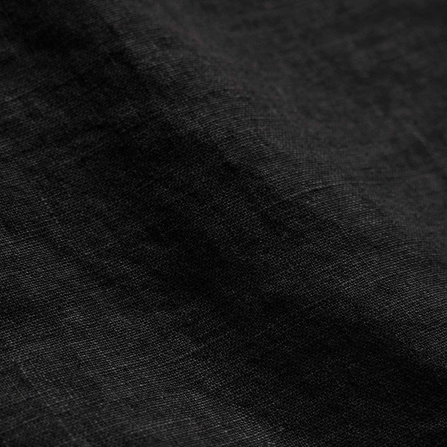 Lightweight Linen Relaxed Short - Black