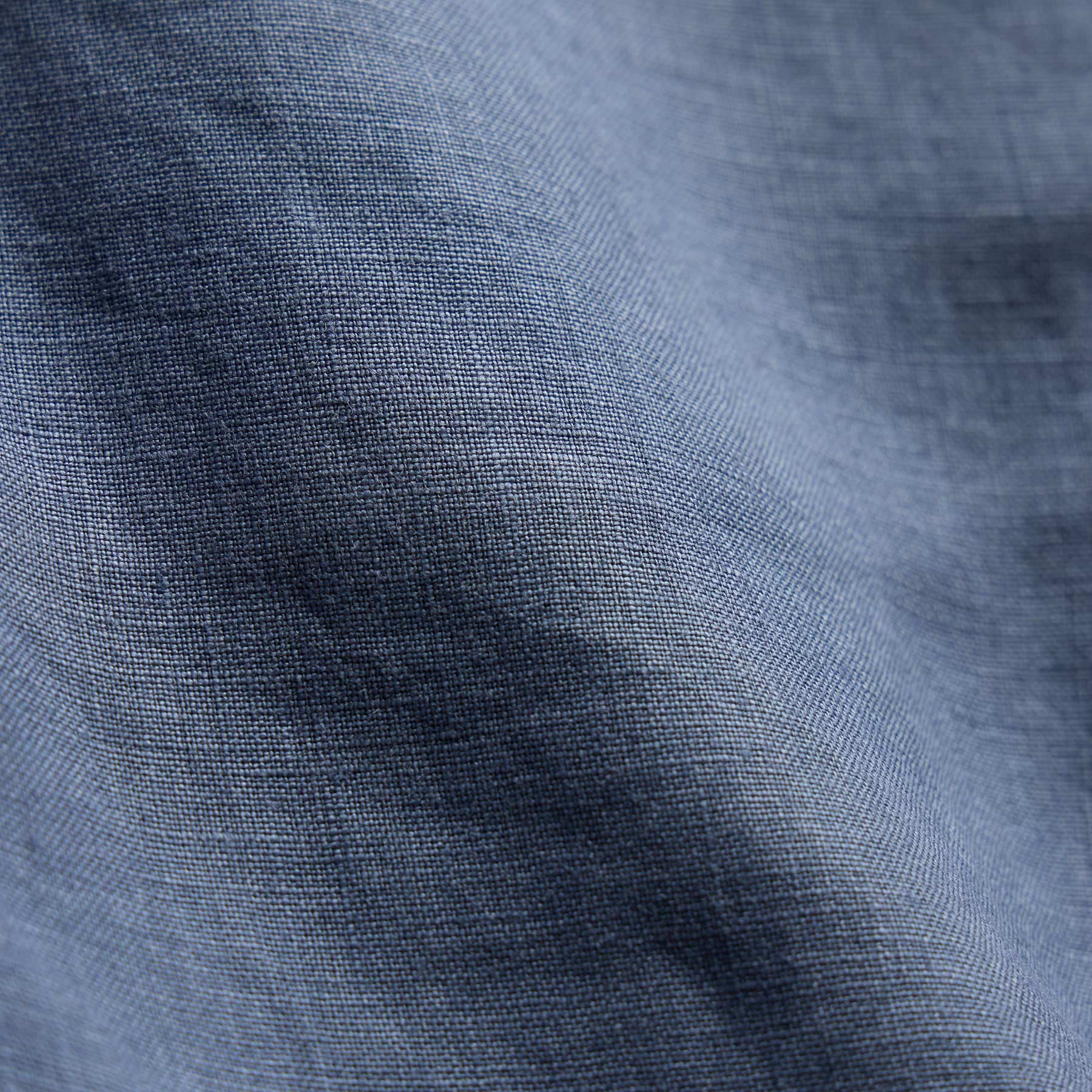 Lightweight Linen Relaxed Short - Danube Pigment