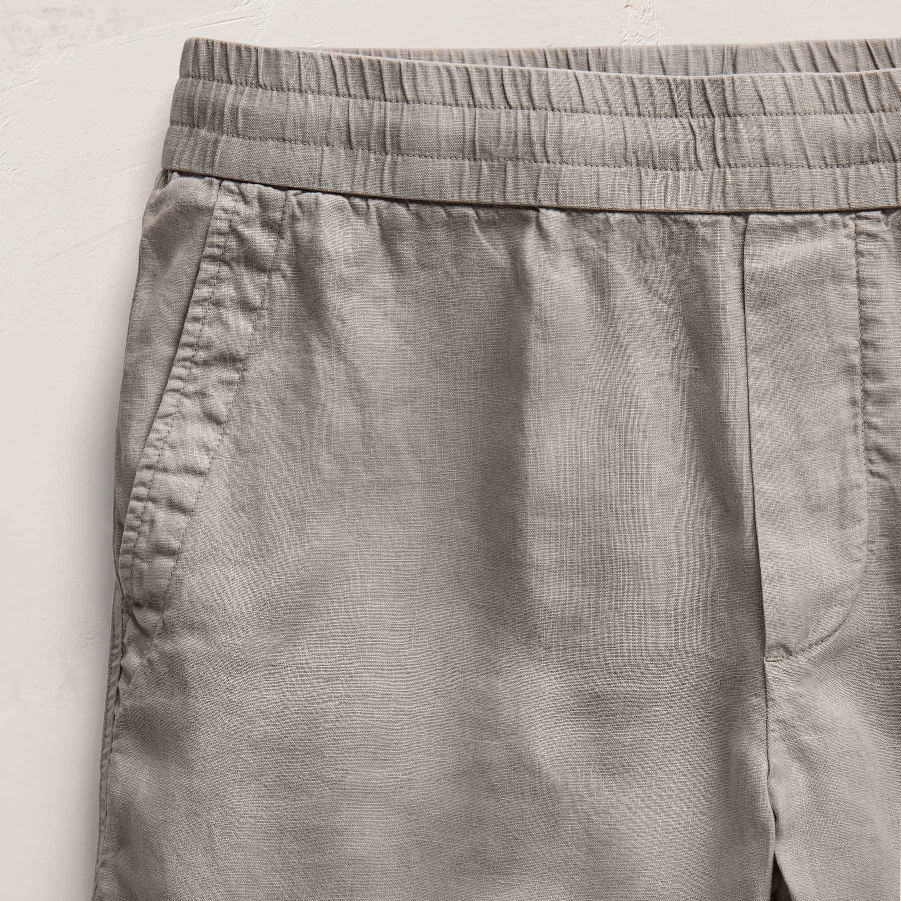 Lightweight Linen Relaxed Short - Fog Pigment