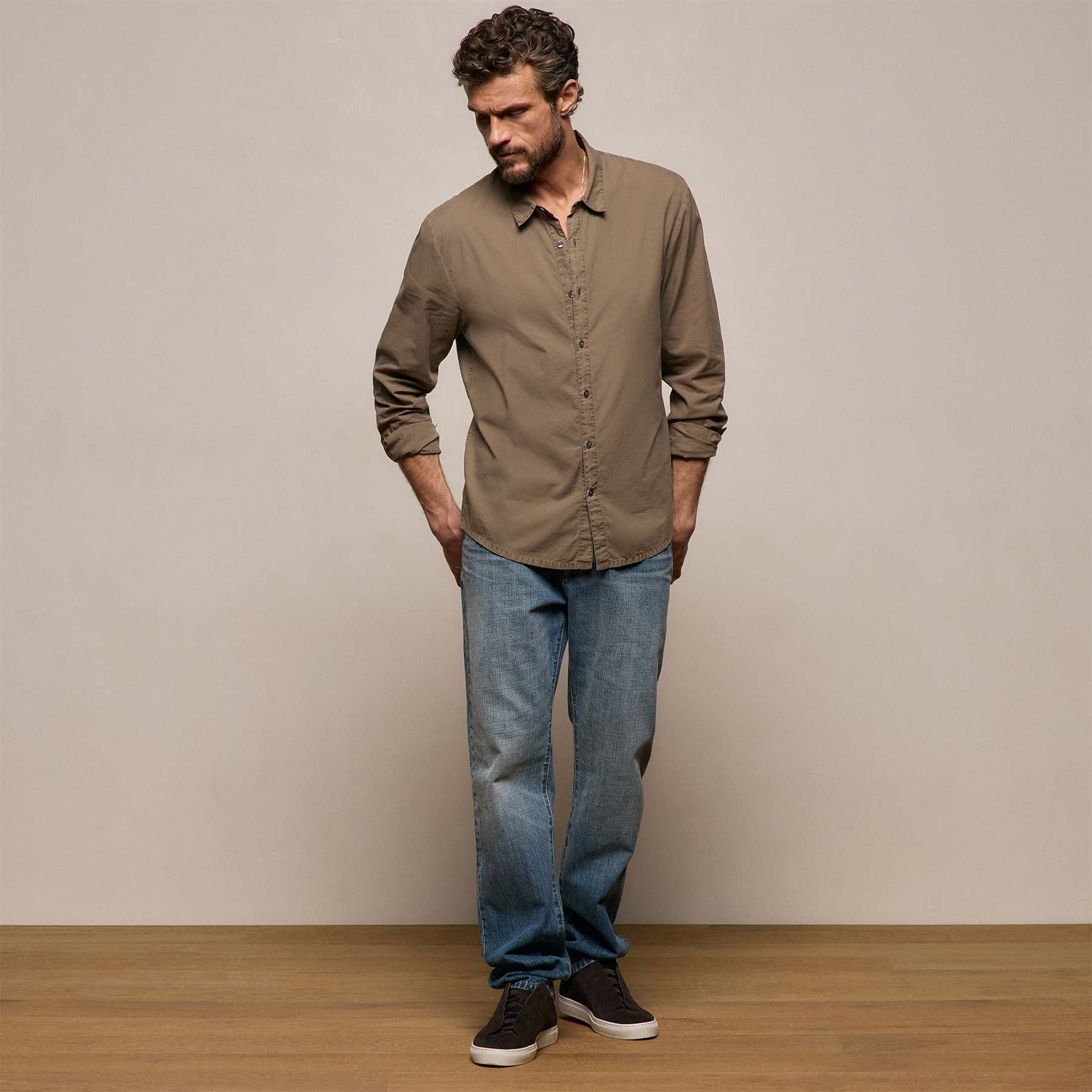 Standard Shirt - Light Olive Pigment