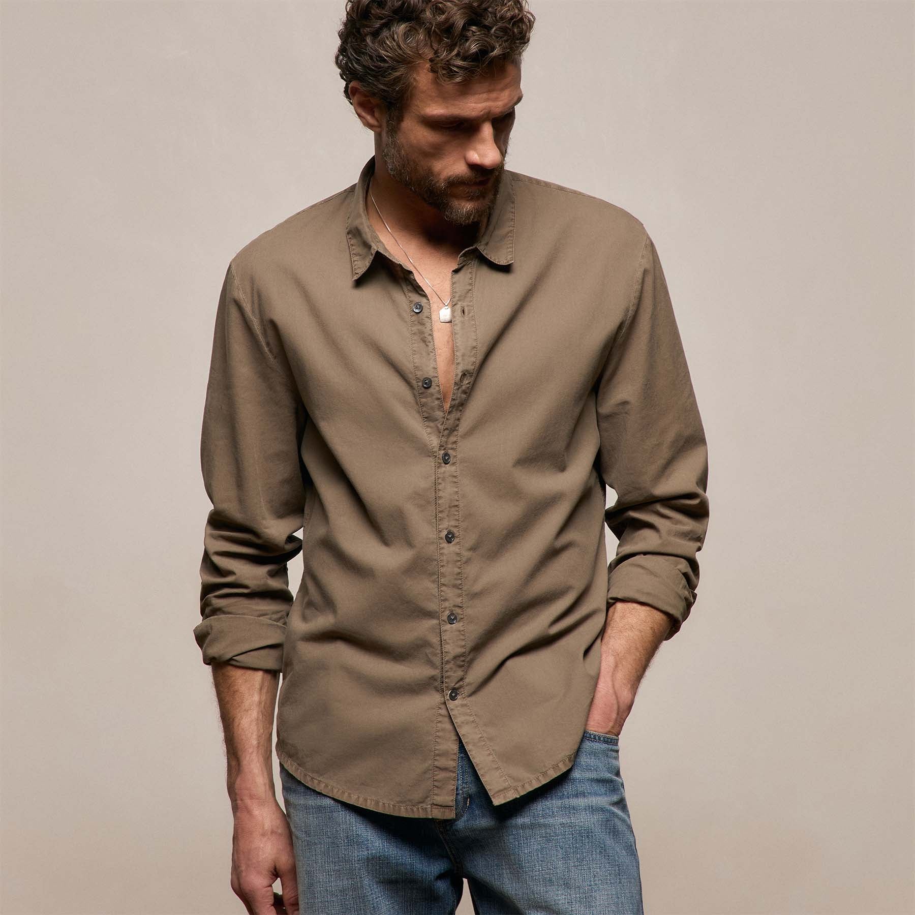 Standard Shirt - Light Olive Pigment