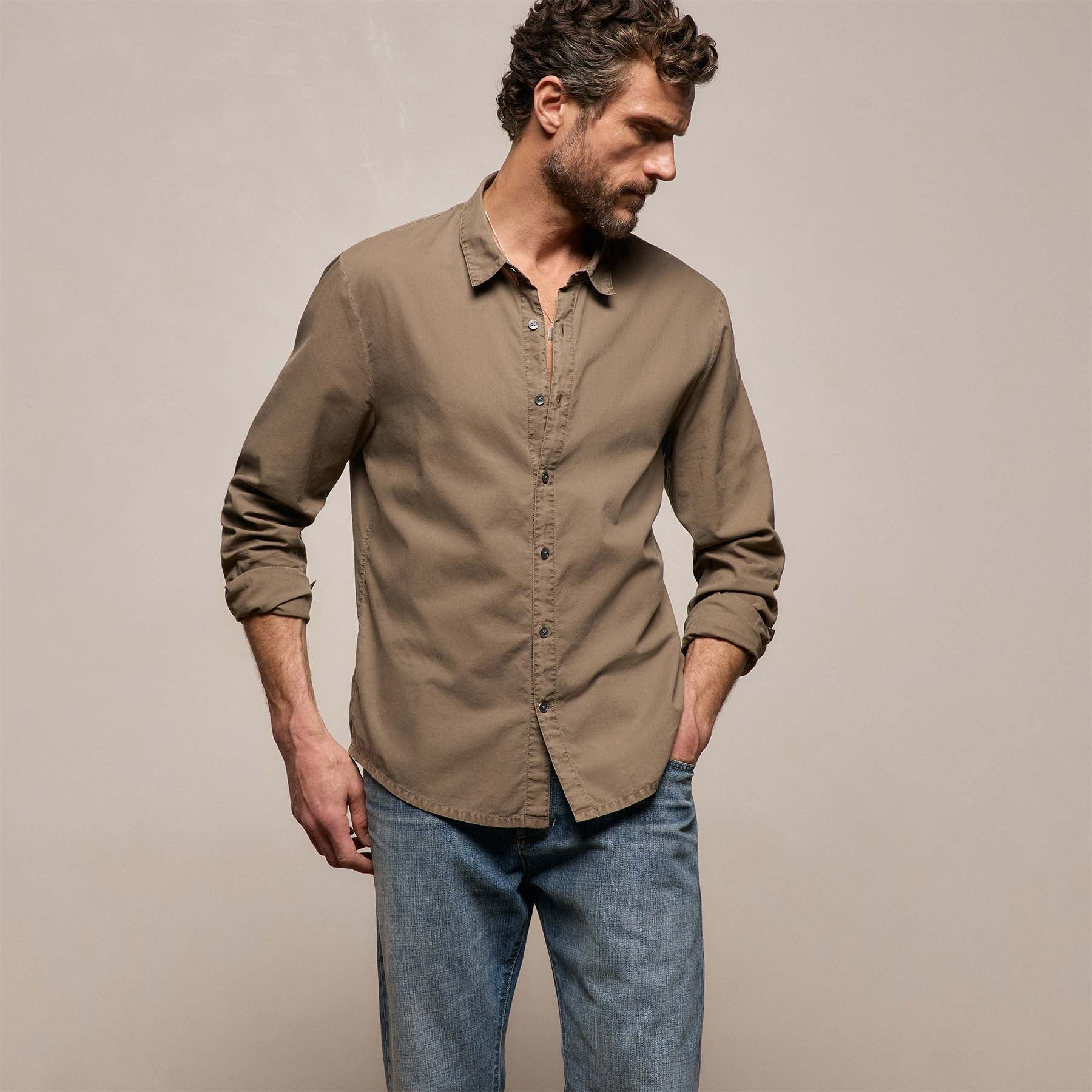 Standard Shirt - Light Olive Pigment