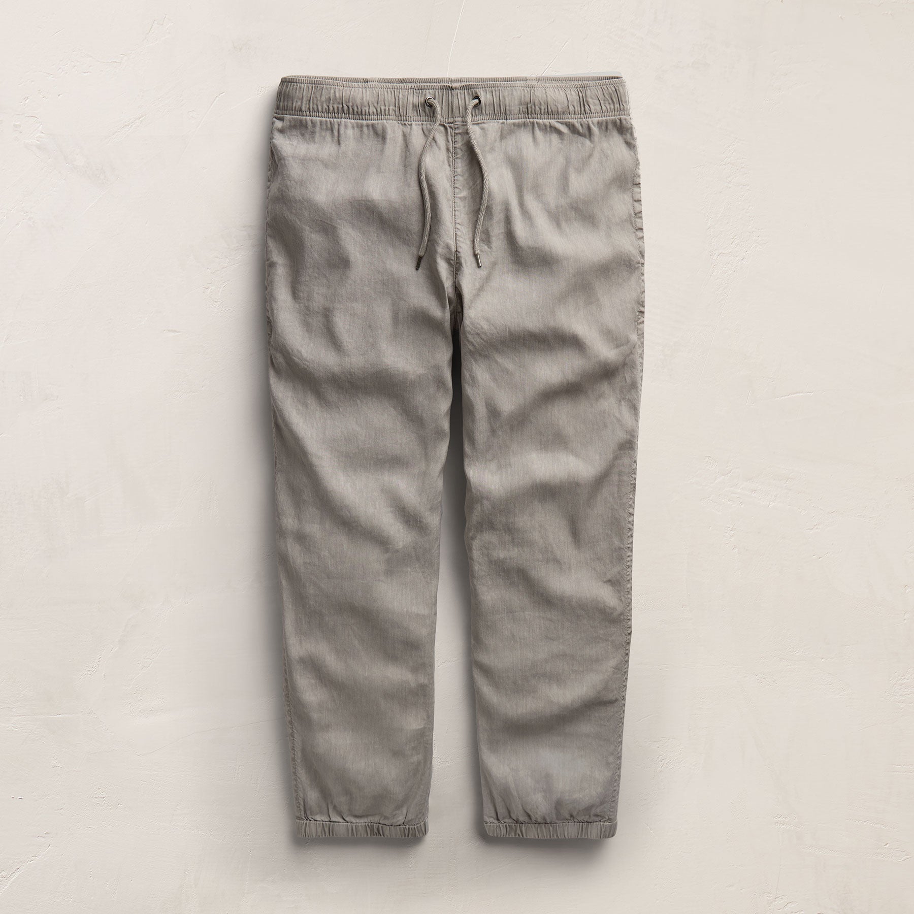Stretch Linen Jogger - Fog Pigment