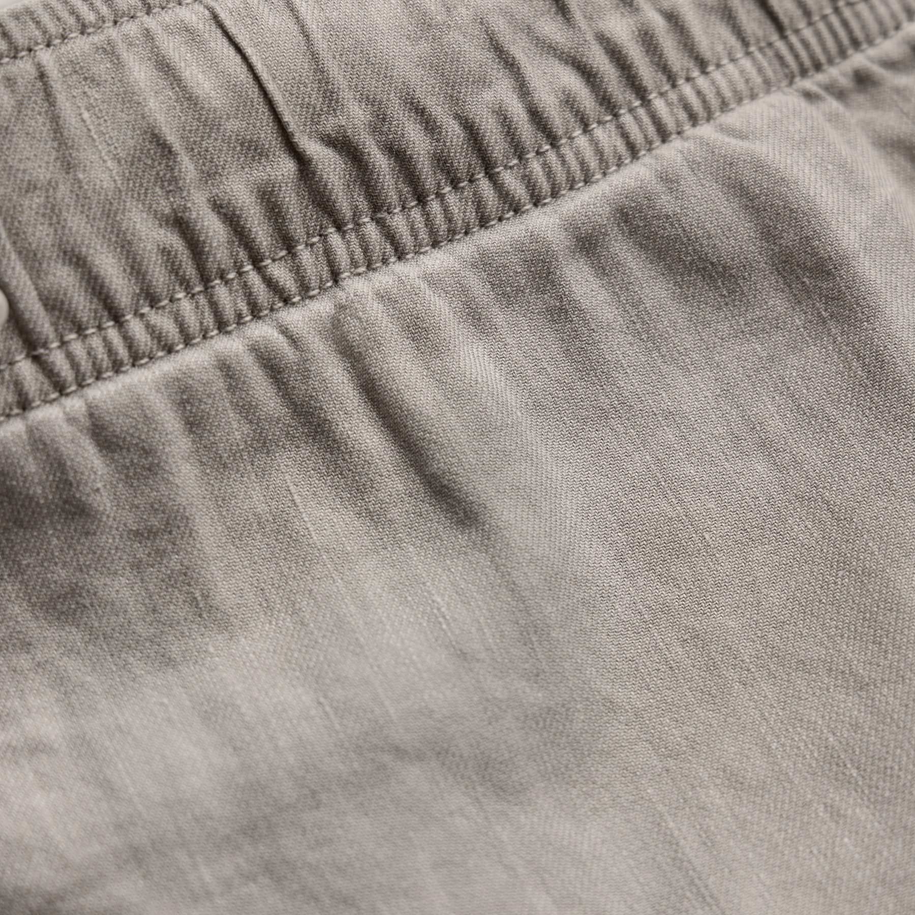 Stretch Linen Jogger - Fog Pigment