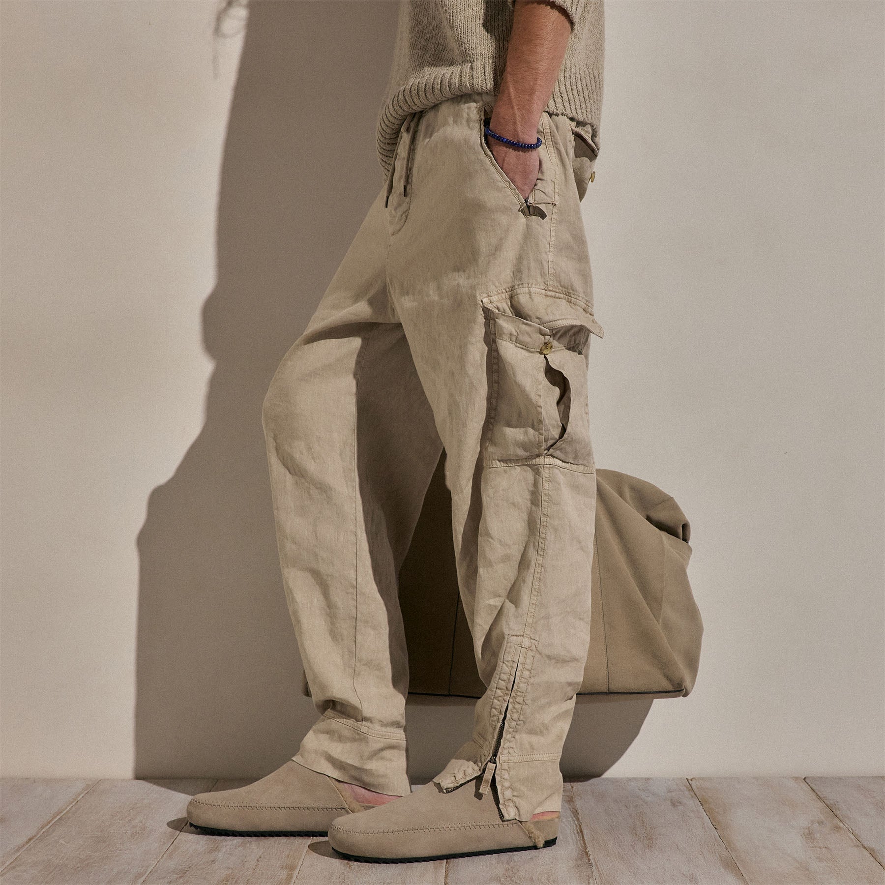 Parachute Linen Cotton Cargo - Flax Pigment