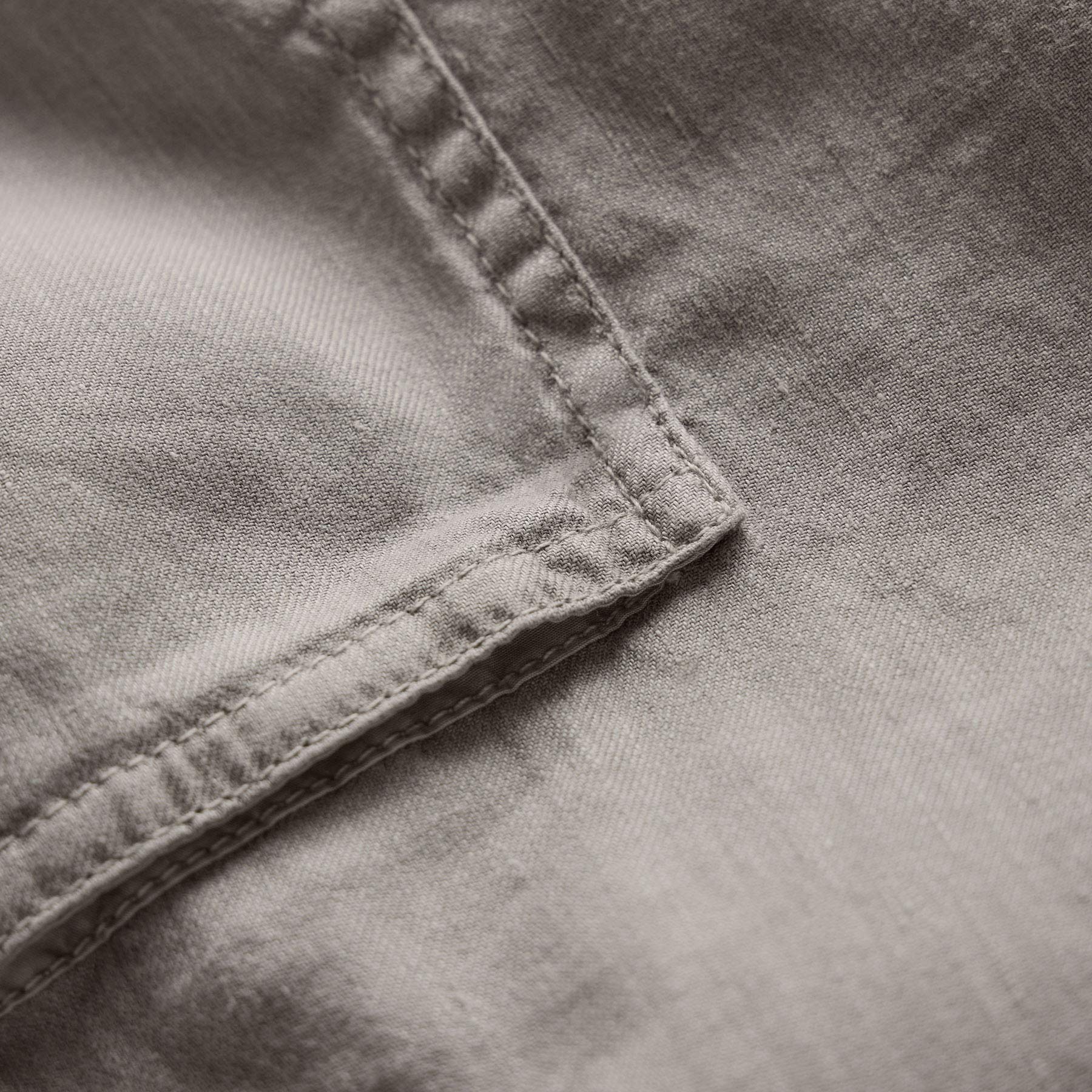 Stretch Linen Cargo Pant - Fog Pigment