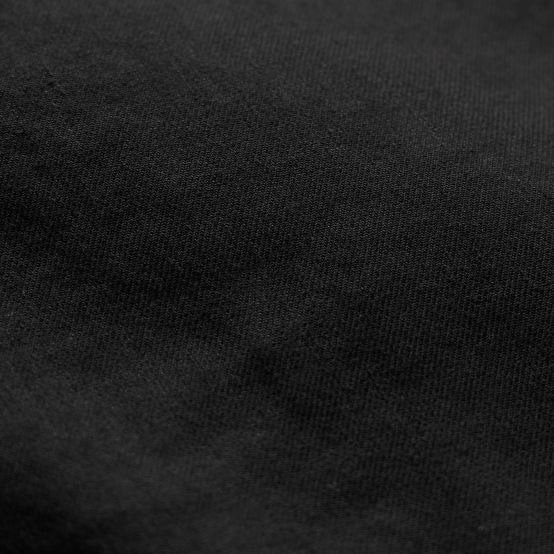 Stretch Linen Track Jacket - Black
