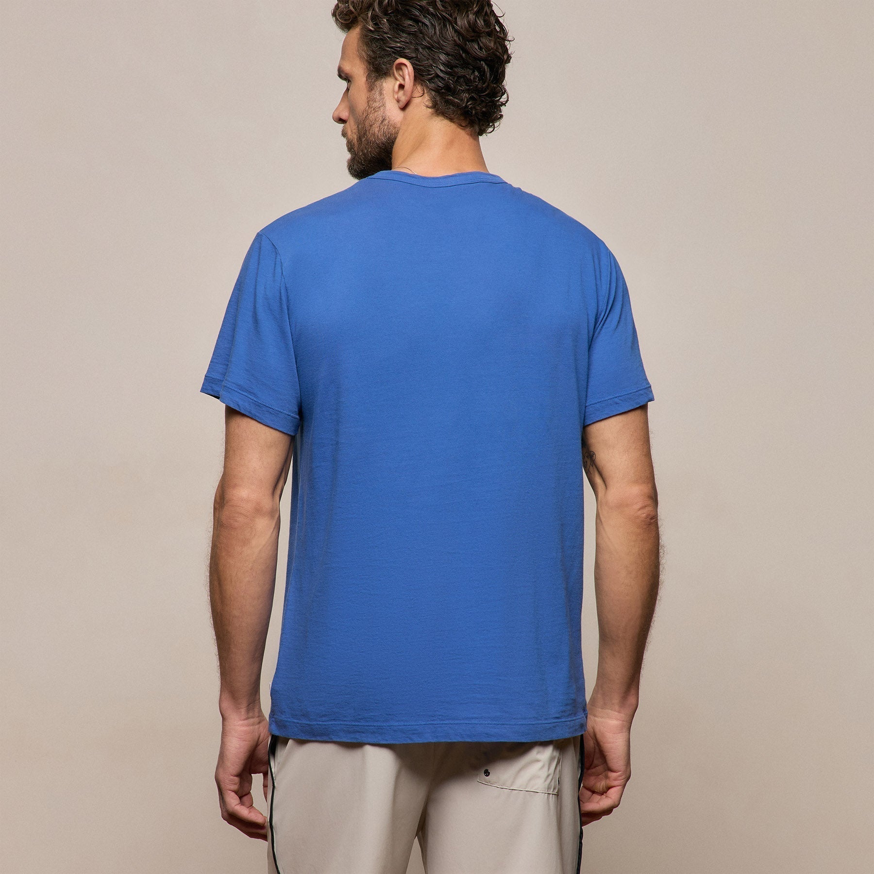 Short Sleeve Crew Neck - Baltic Blue