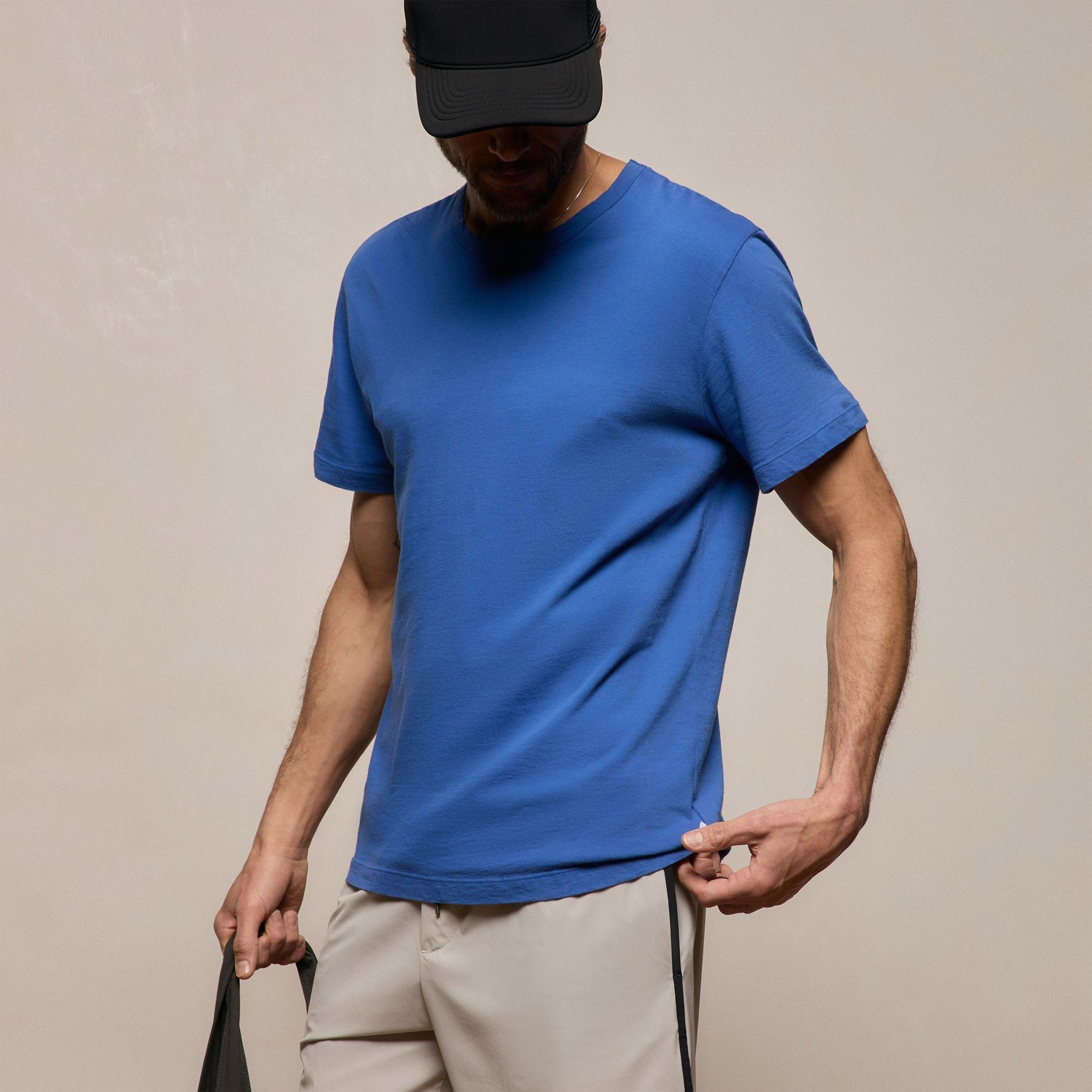 Short Sleeve Crew Neck - Baltic Blue