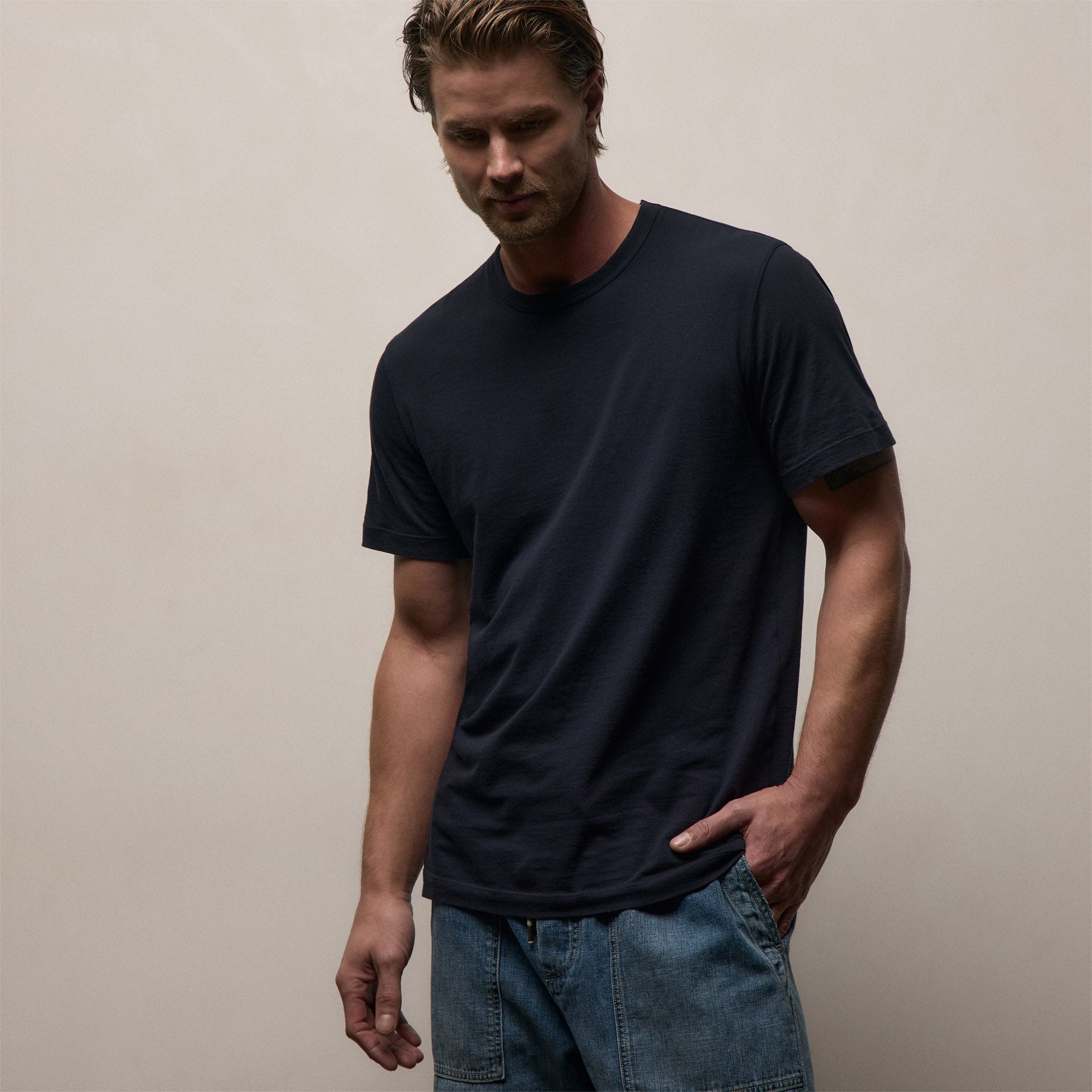 Short Sleeve Crew Neck - Deep