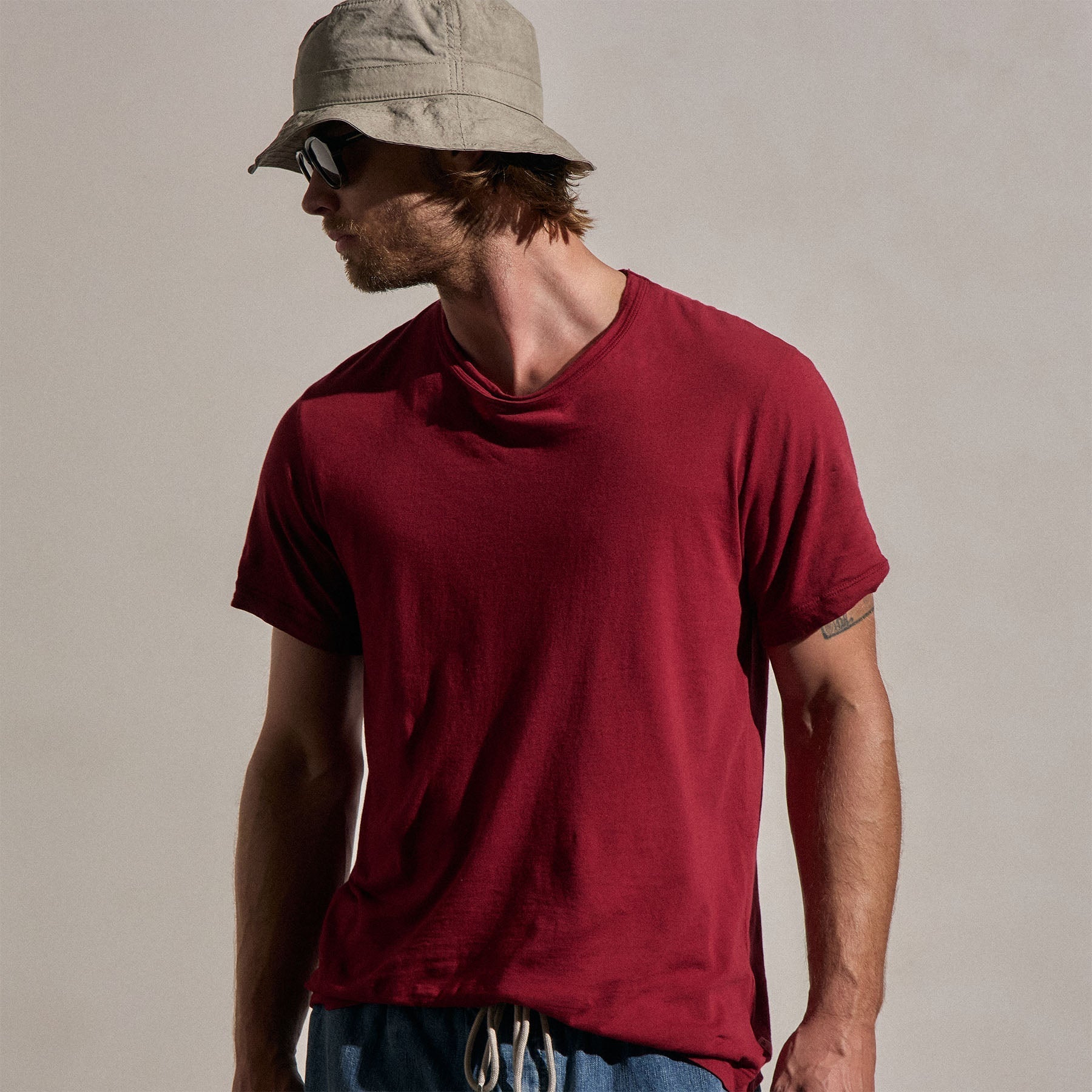 Short Sleeve Crew Neck - Heat
