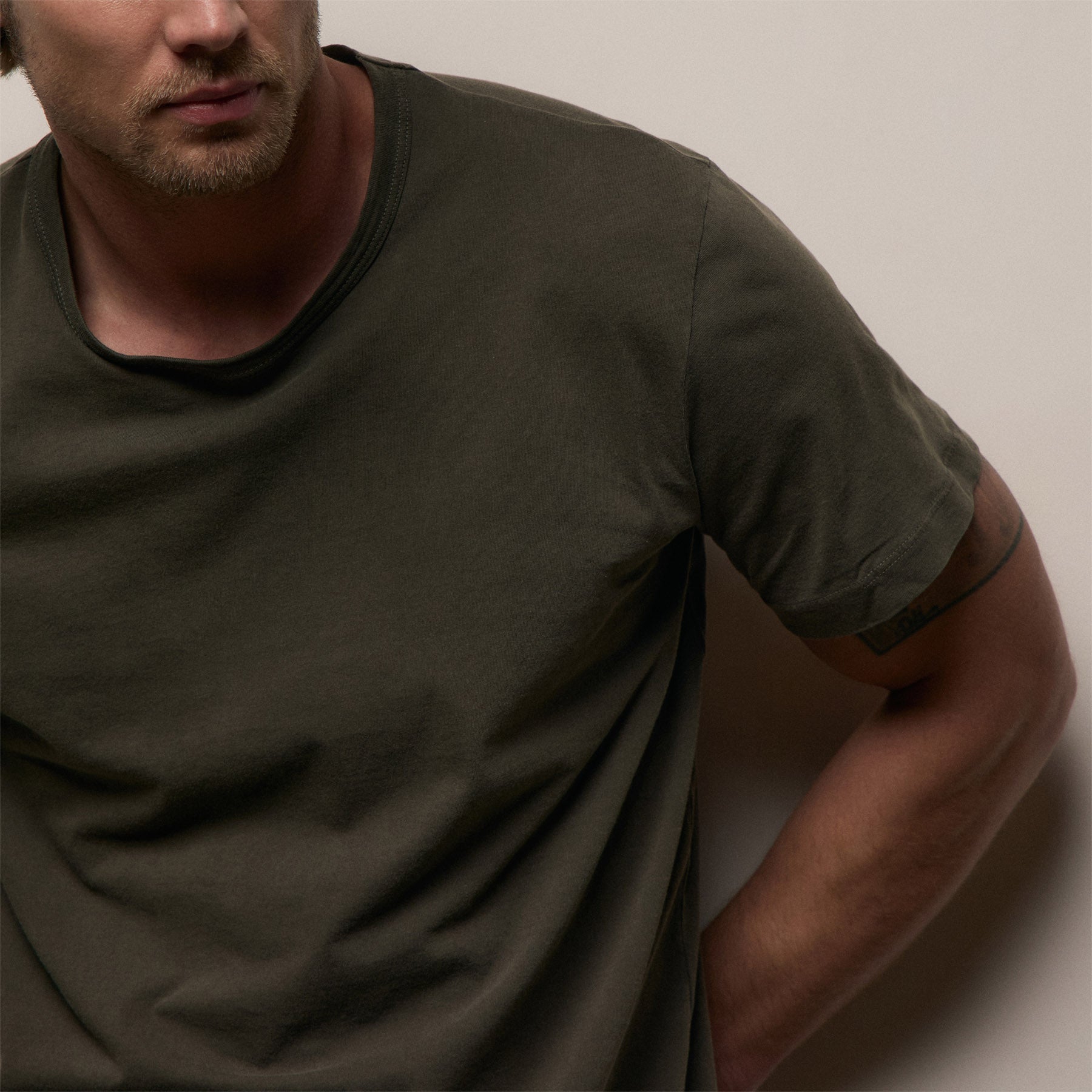 Short Sleeve Crew Neck - Platoon Pigment