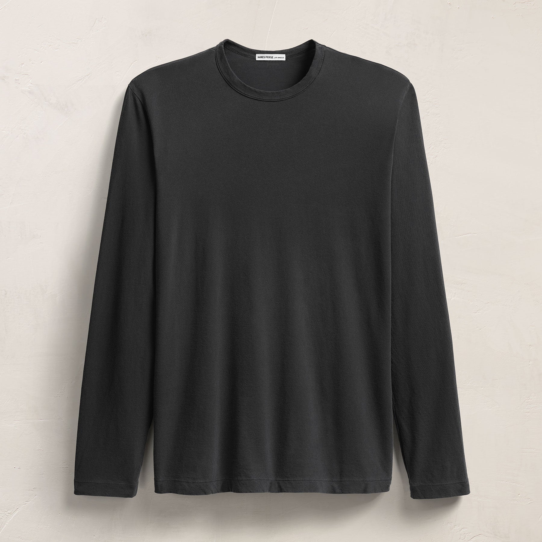 Long Sleeve Crew Neck - Carbon Pigment