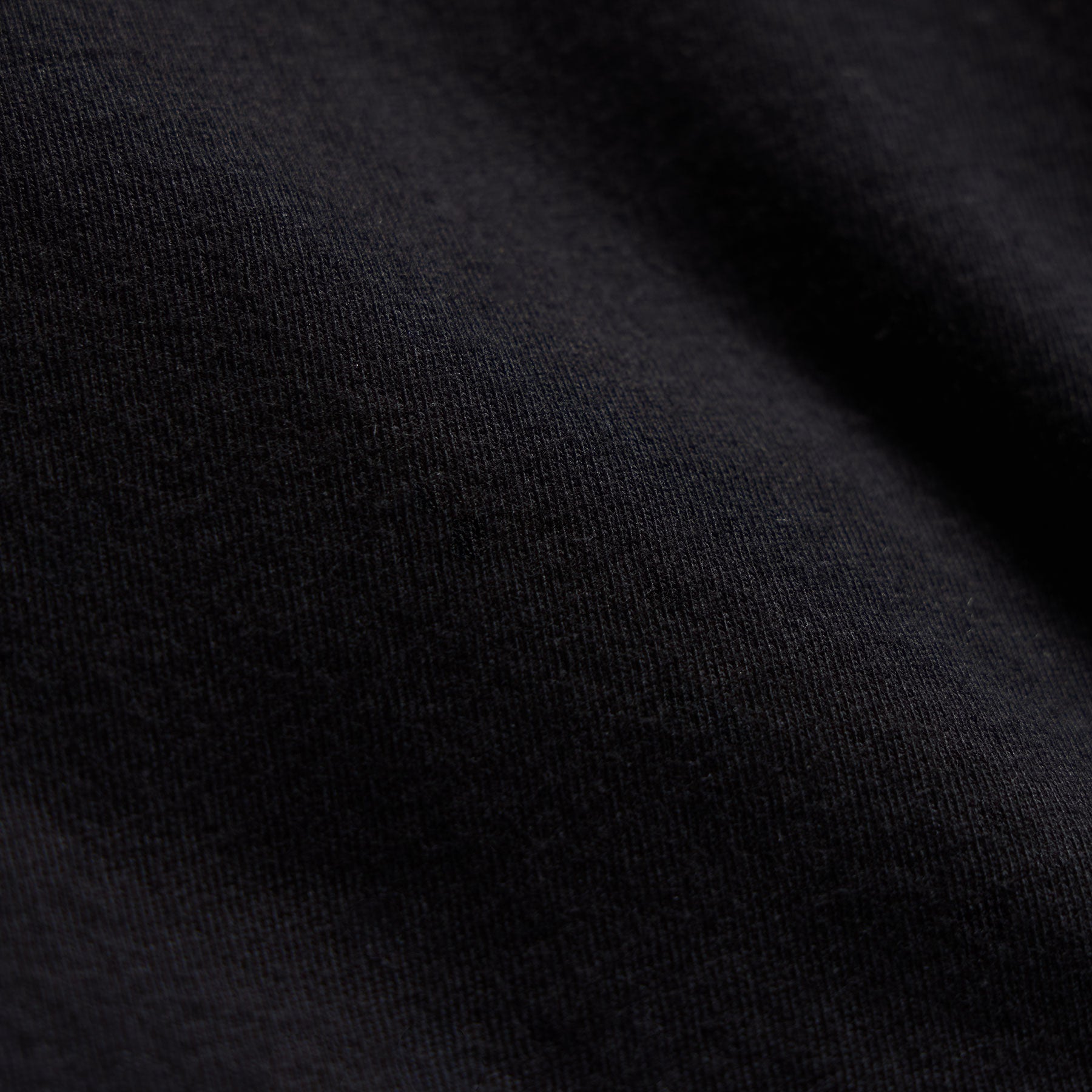 Short Sleeve V Neck - Black