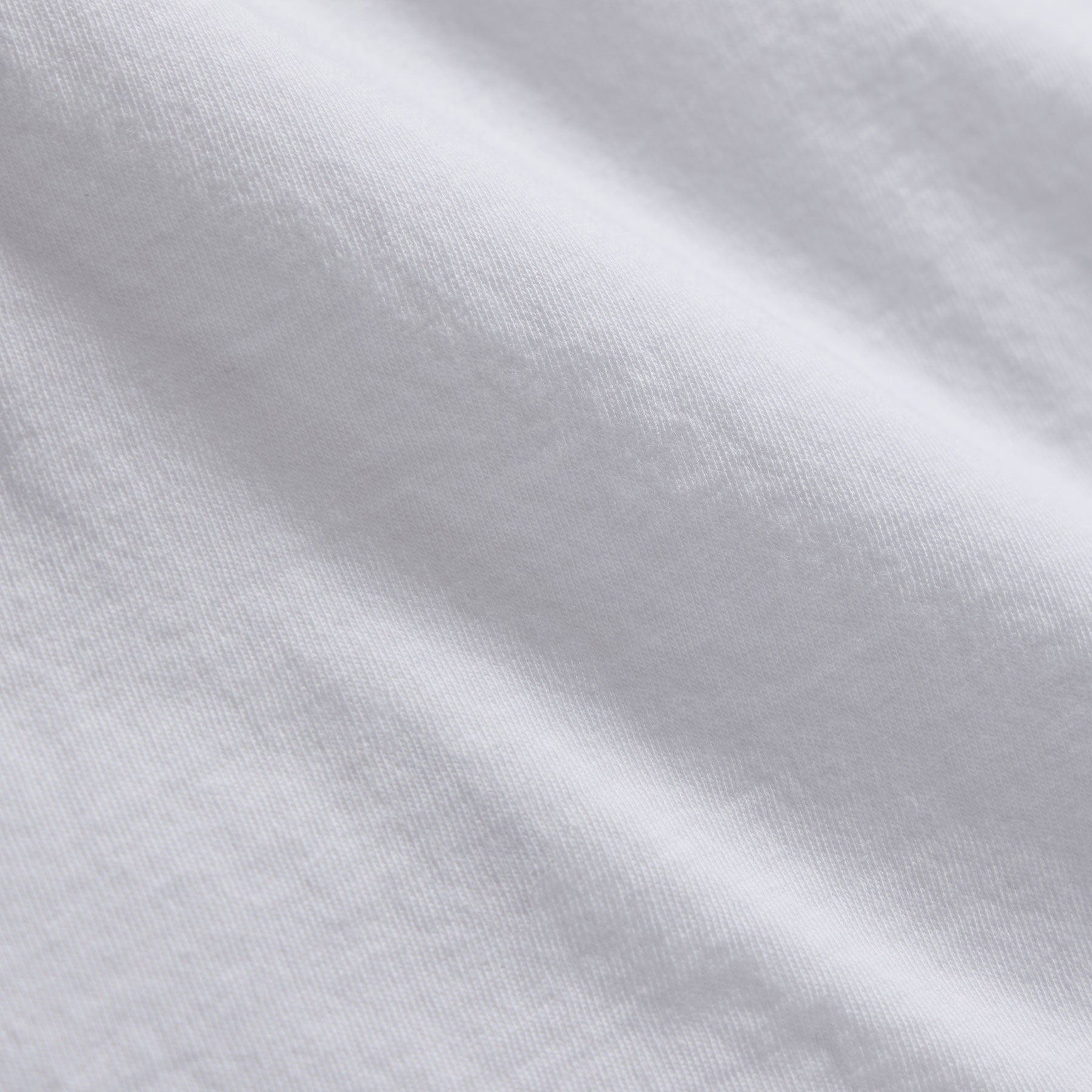 Short Sleeve V Neck - White