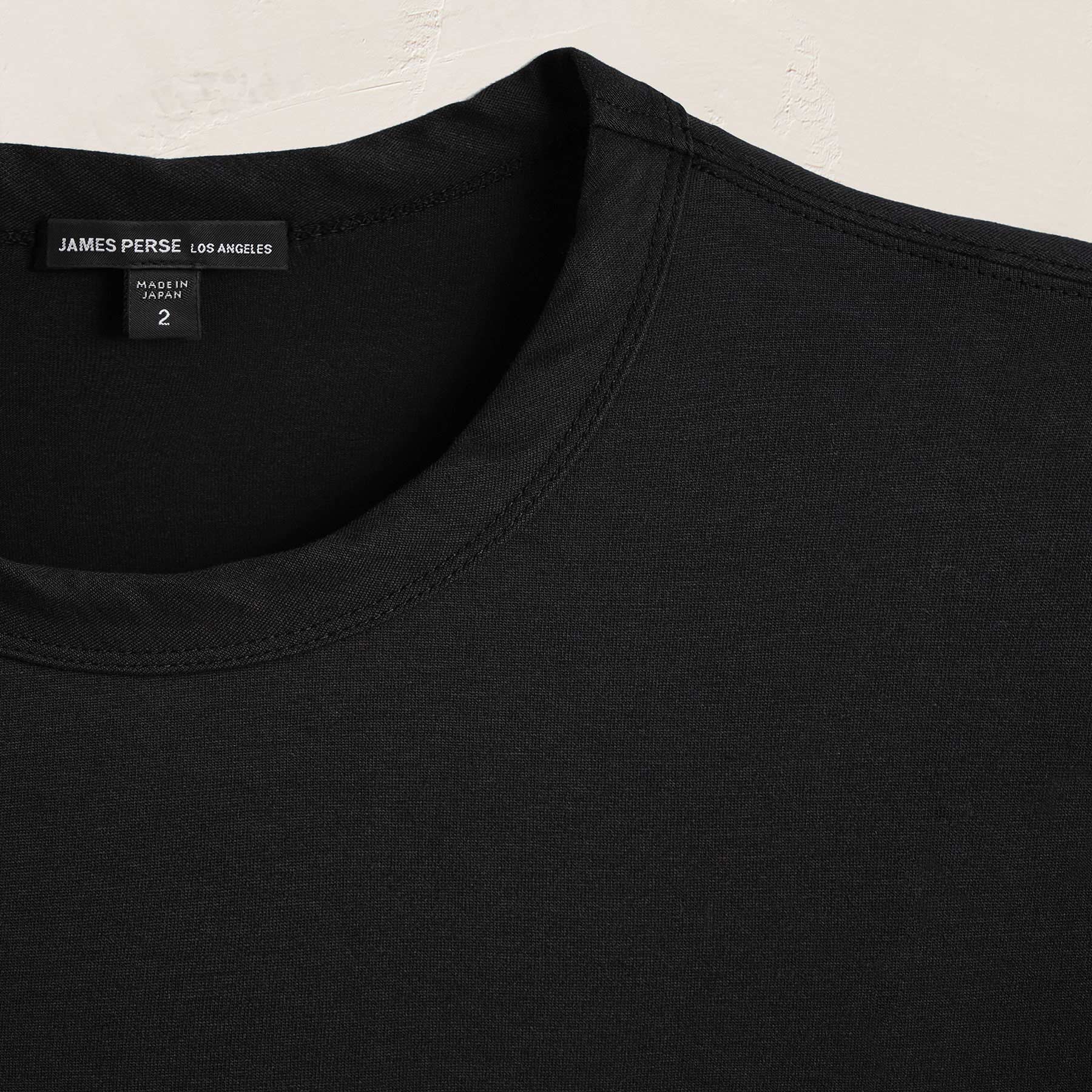 Heavy Luxe Jersey Long Sleeve - Black