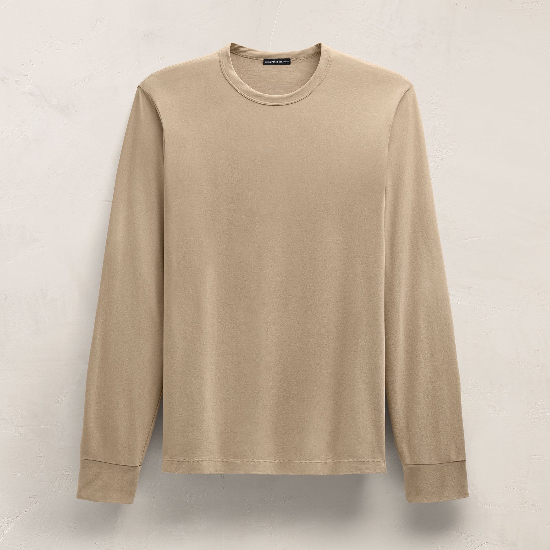 Heavy Luxe Jersey Long Sleeve - Light Khaki