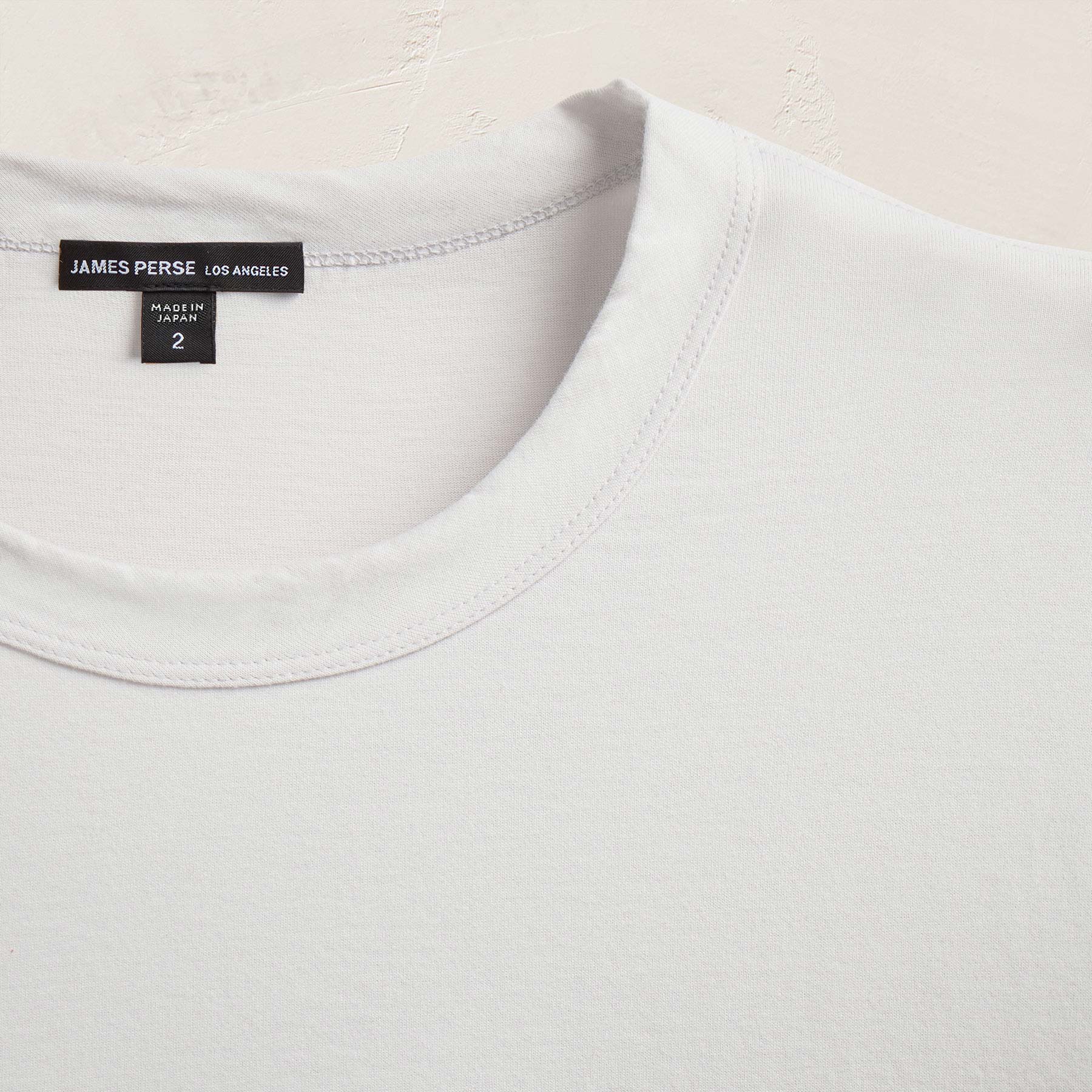 Heavy Luxe Jersey Long Sleeve - White