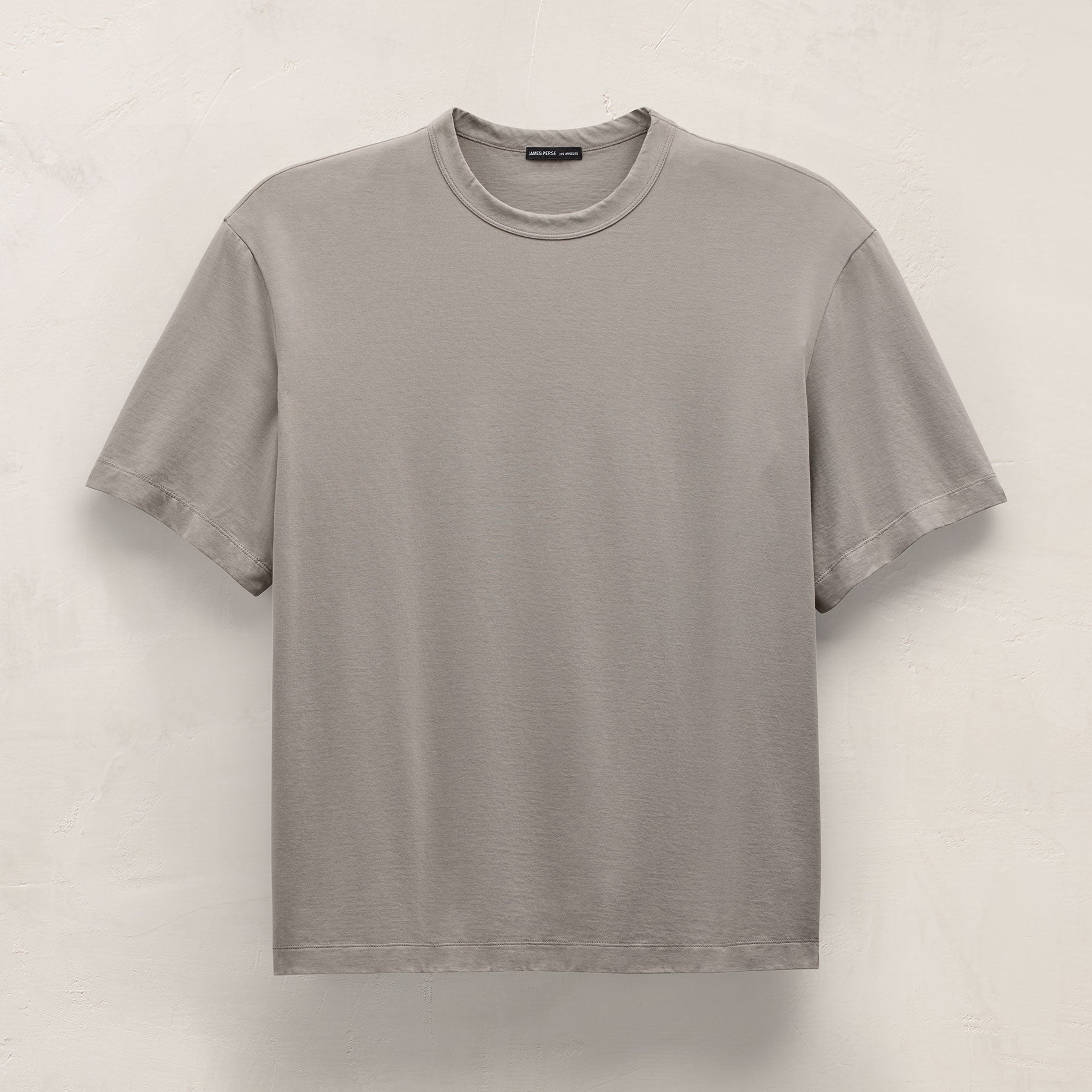 Heavy Luxe Jersey Oversized Crew - Fog