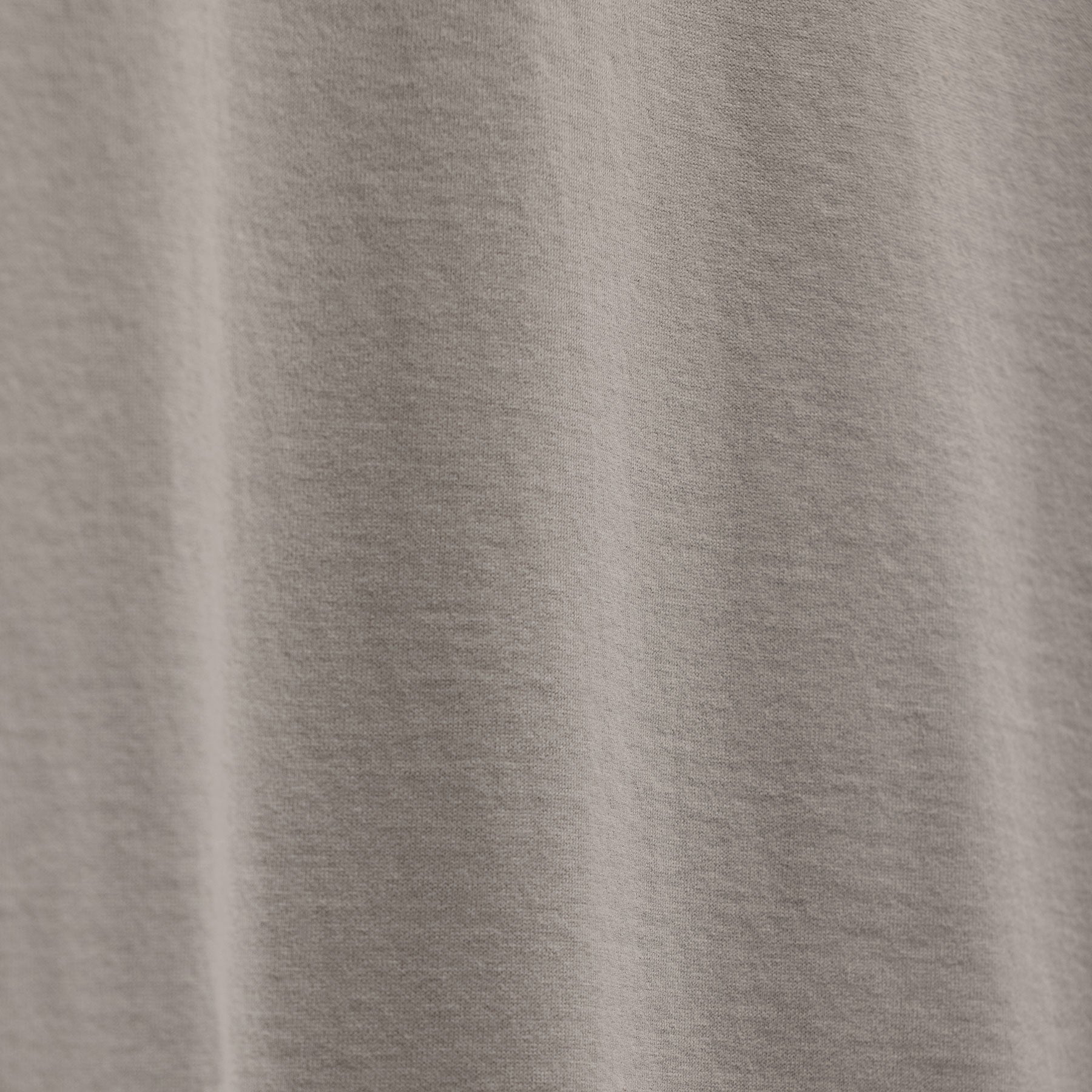 Heavy Luxe Jersey Oversized Crew - Fog