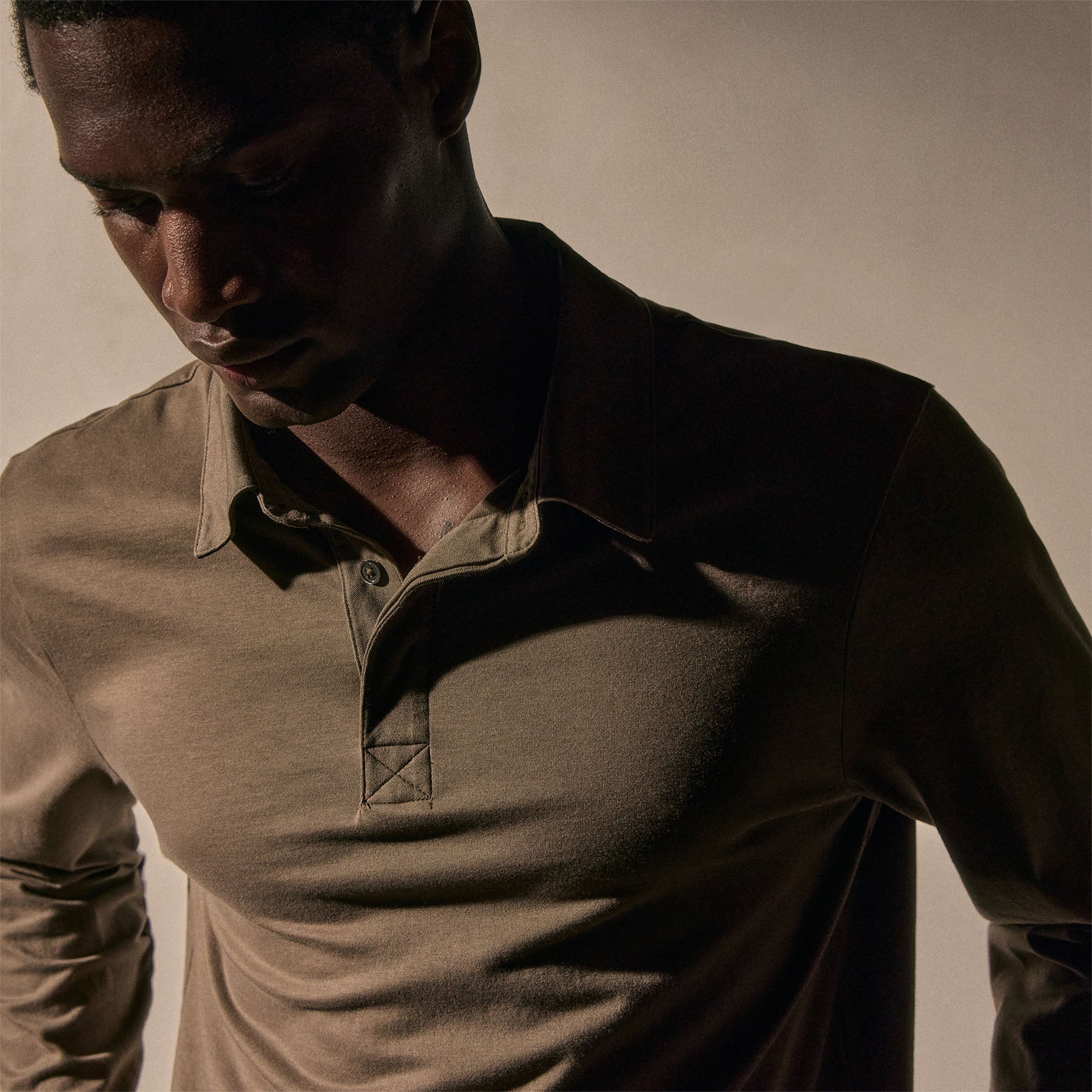 Heavy Luxe Rugby Polo - Caribou