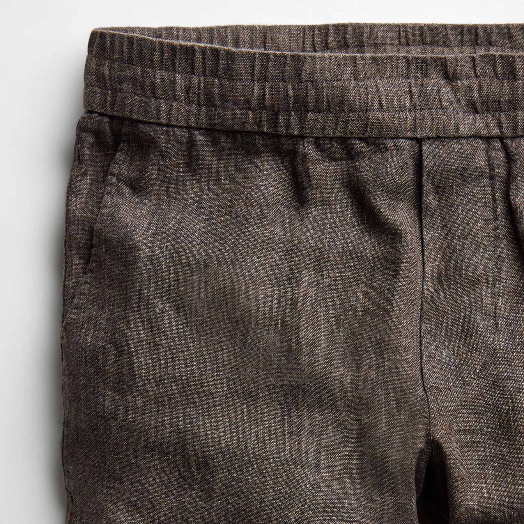 Montecito Linen Pant - Bark