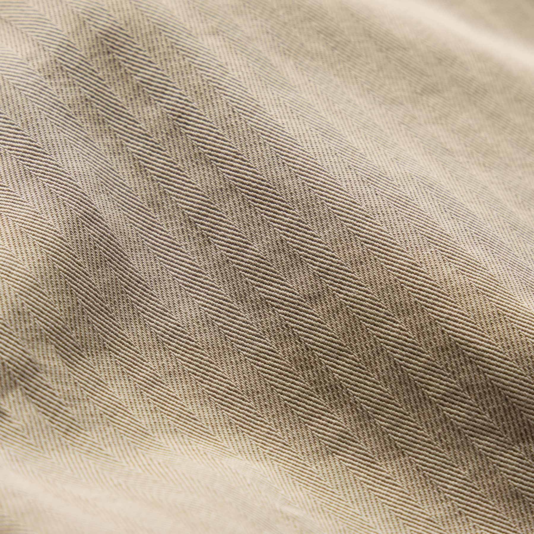 Herringbone Twill Trouser - Flax Pigment
