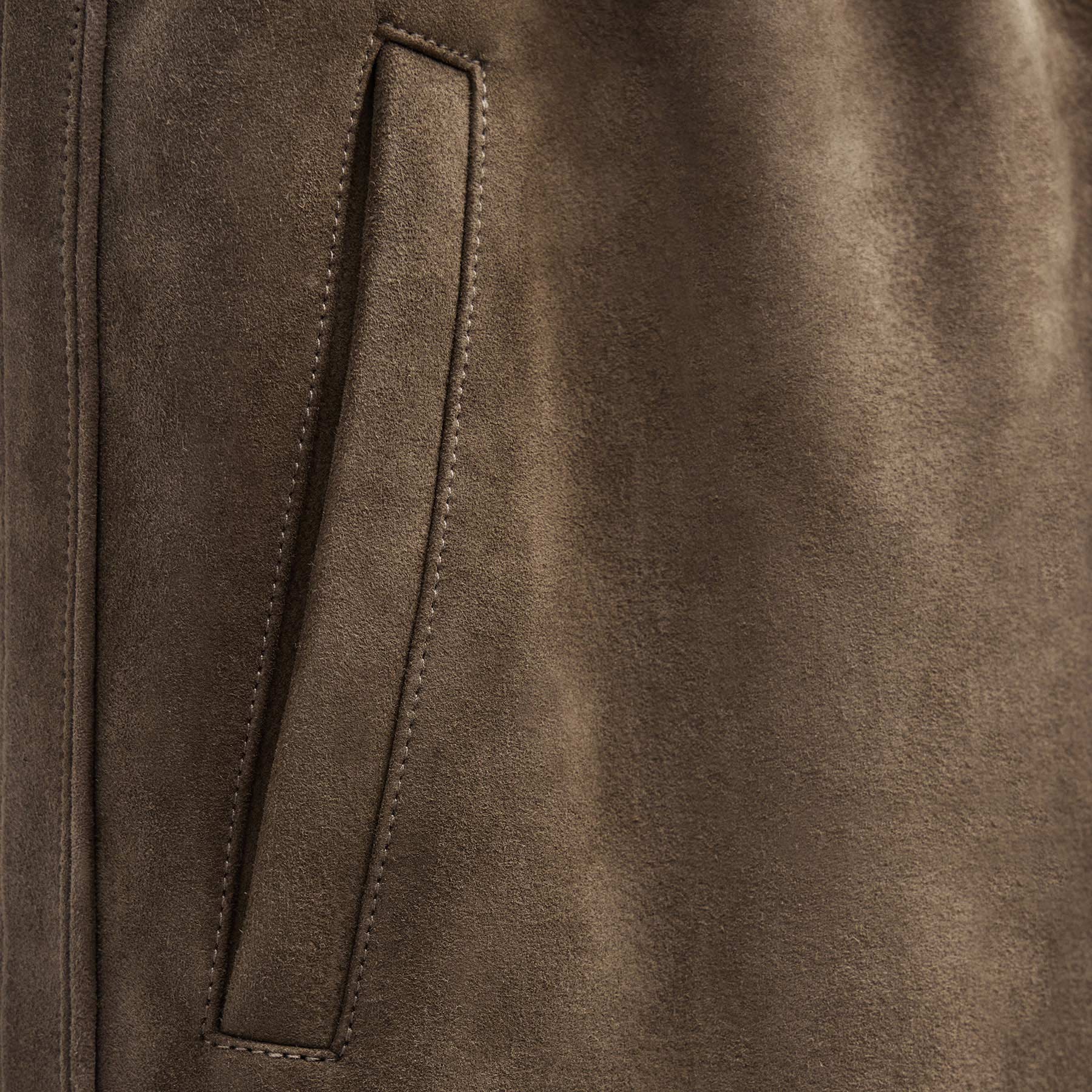 Suede Track Pant - Caribou