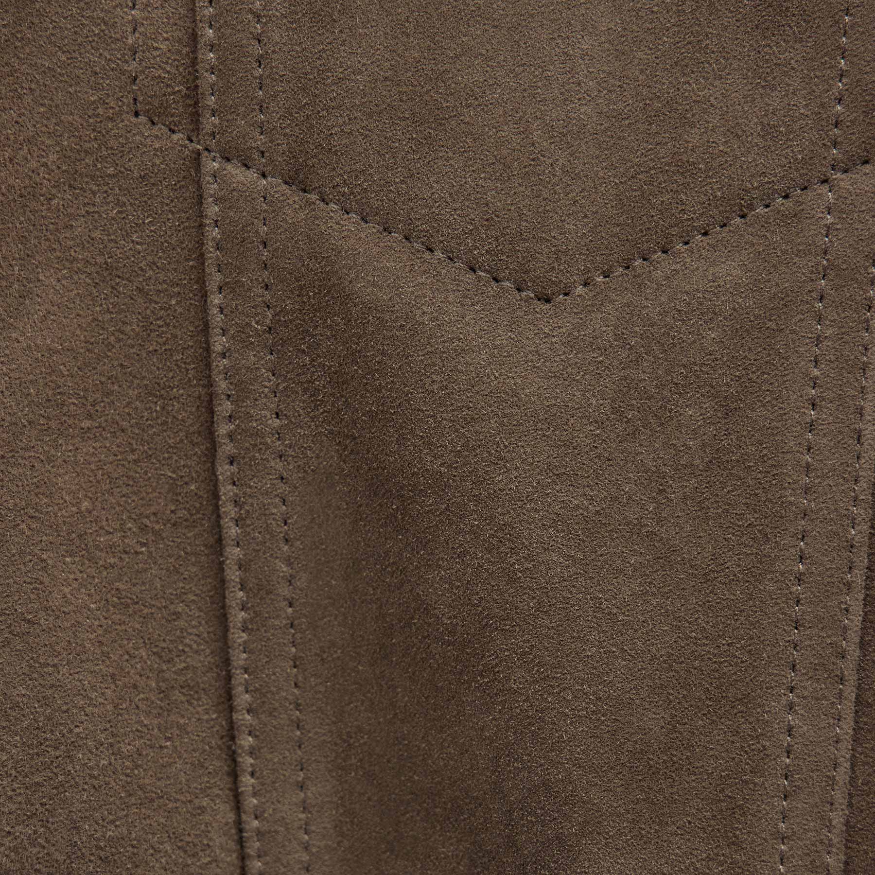 Suede Trucker Jacket - Caribou