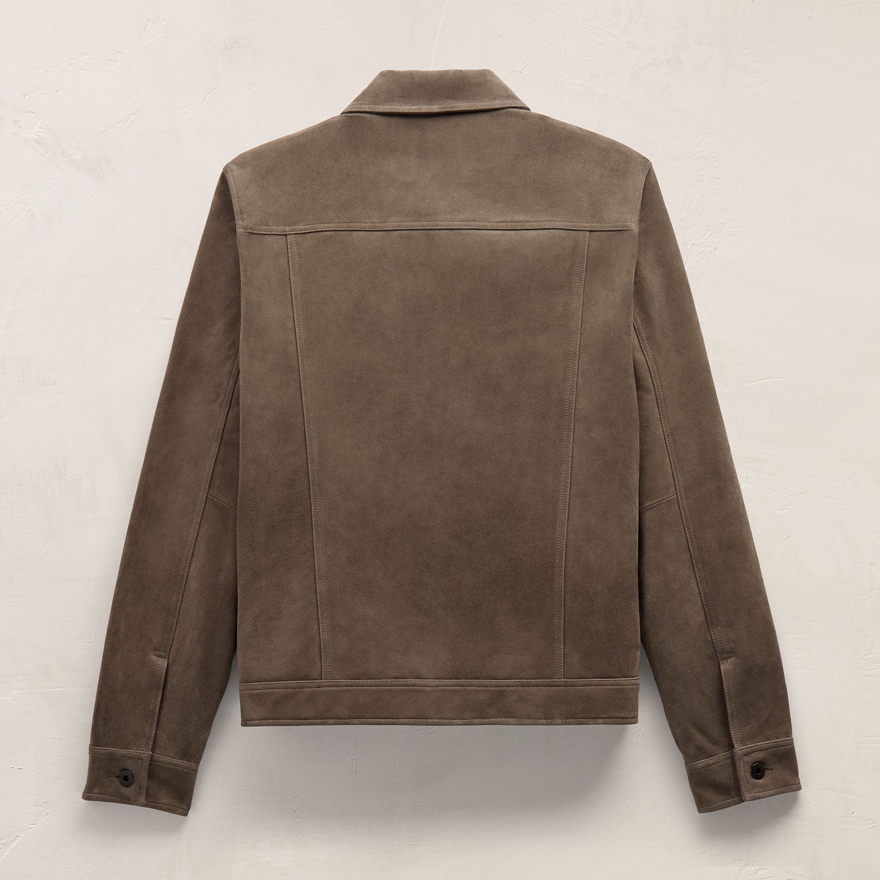 Suede Trucker Jacket - Caribou