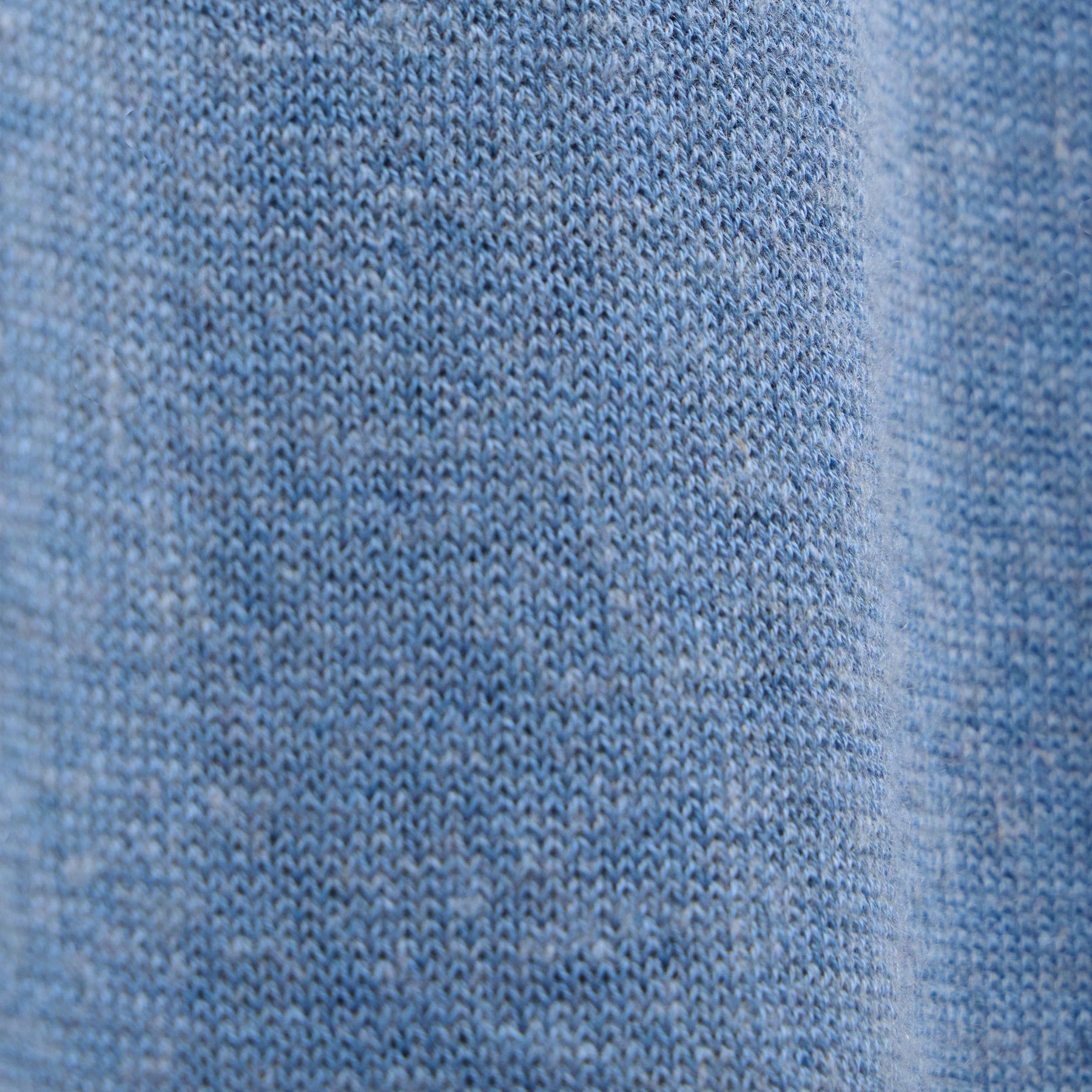 Cotton Cashmere Polo - Denim