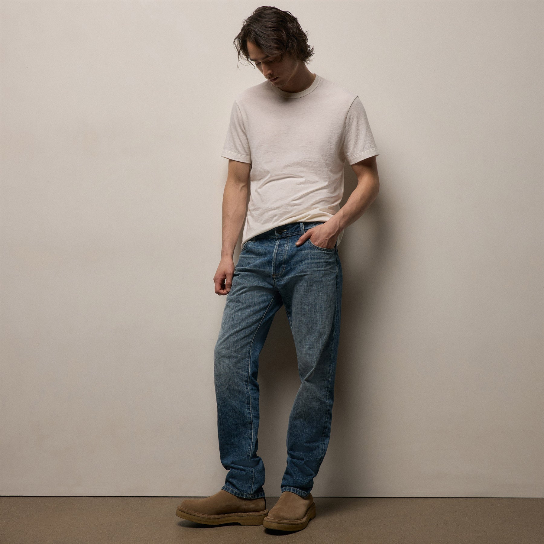 Classic Denim Pant - Medium Wash
