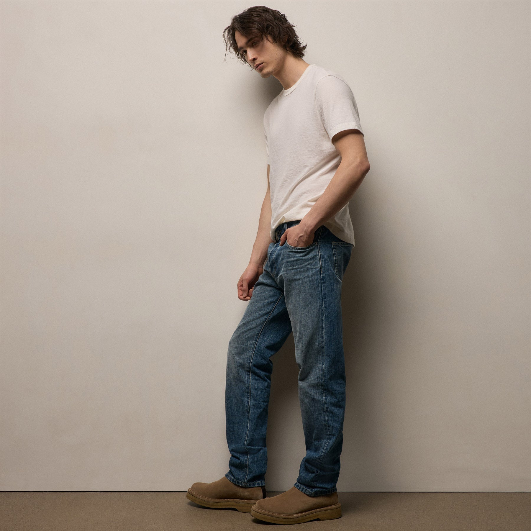 Classic Denim Pant - Medium Wash