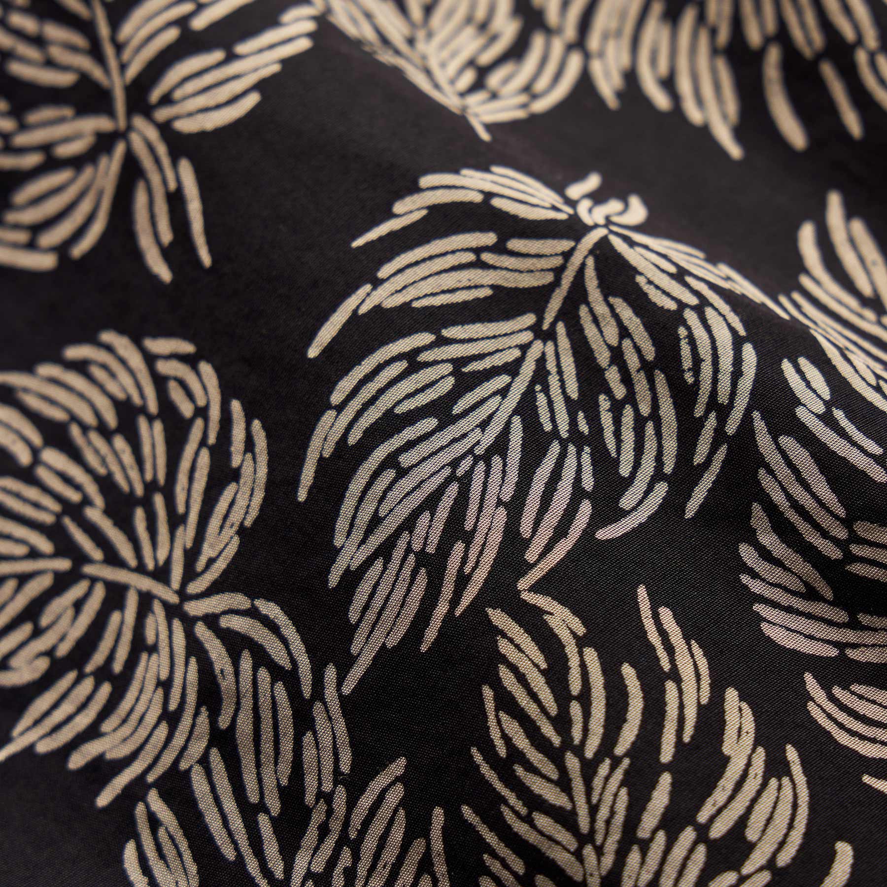 Palm Printed Short - Black/Stone Pigment
