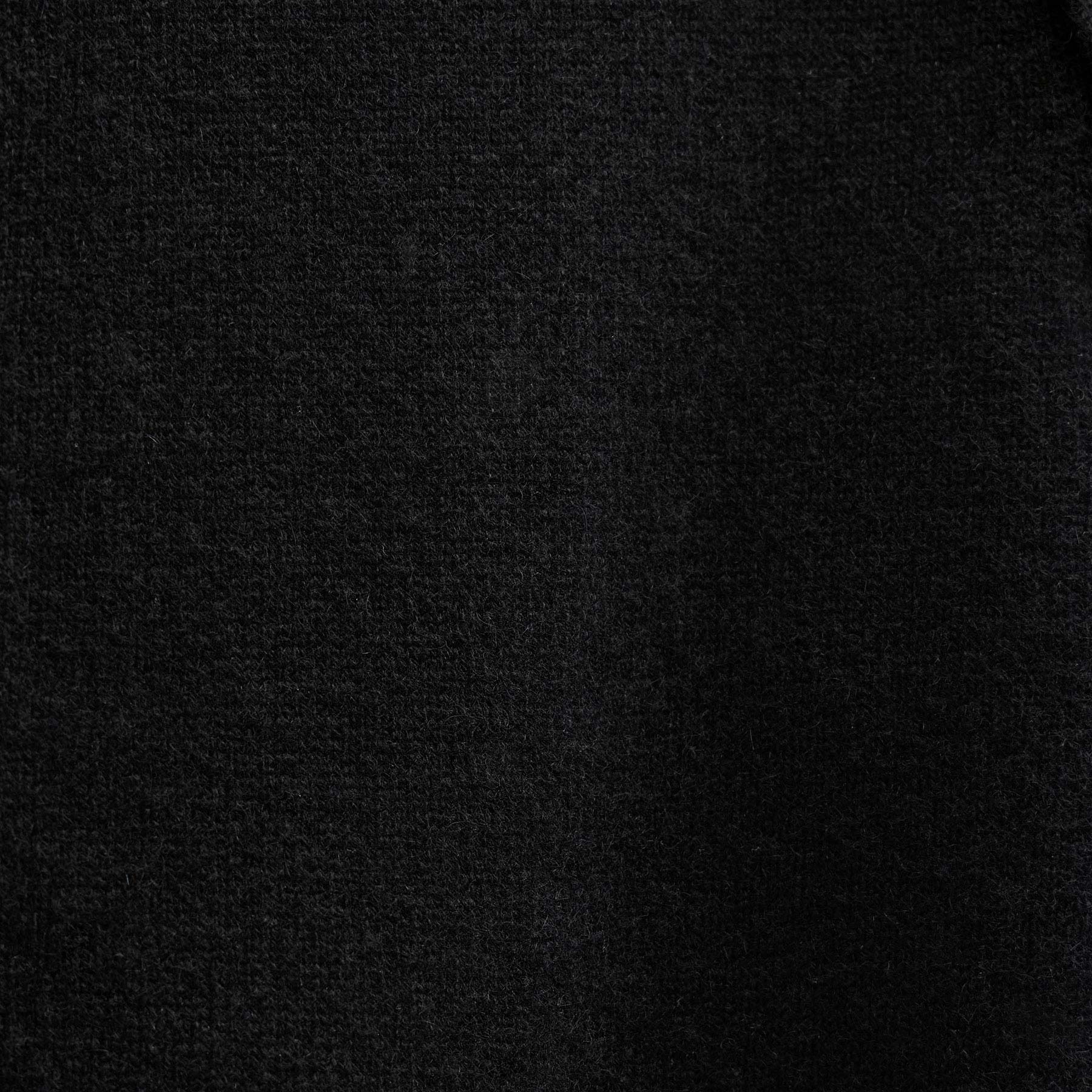Recycled Cashmere Track Jacket - Black