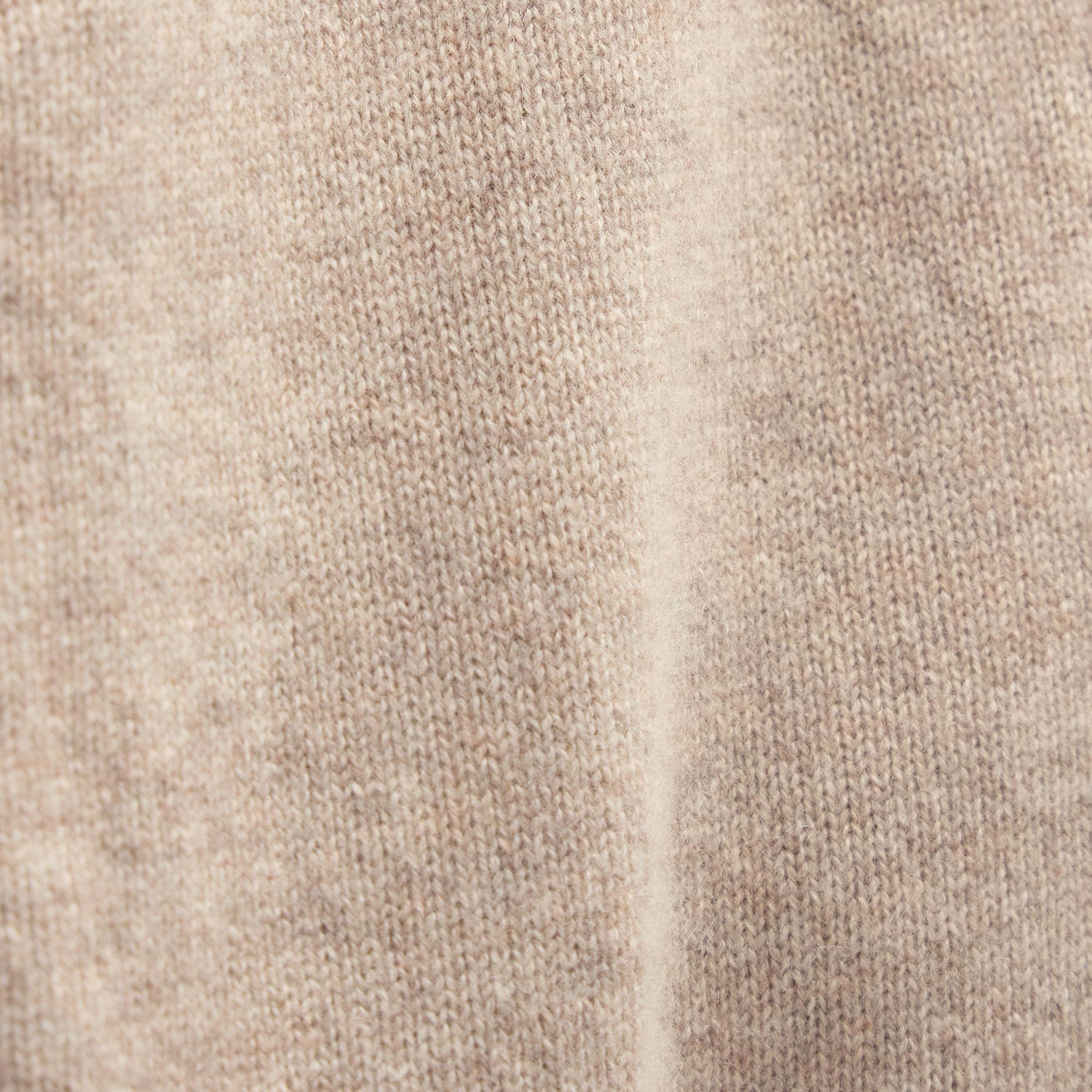 Recycled Cashmere Track Jacket - Stone